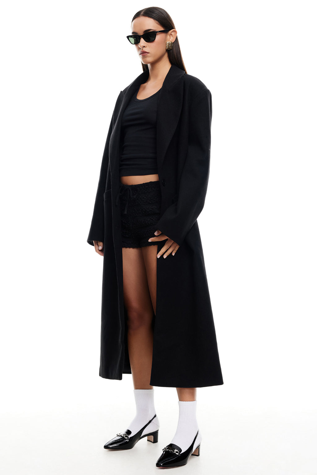 LIONESS Olsen Coat Onyx by Selfie Leslie Australia