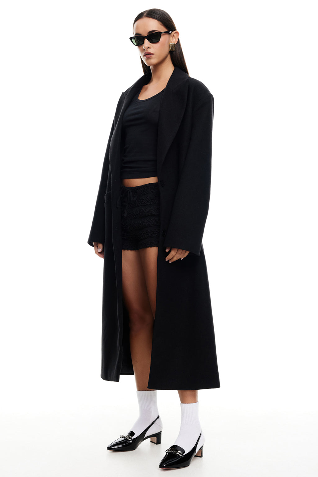 LIONESS Olsen Coat Onyx by Selfie Leslie Australia