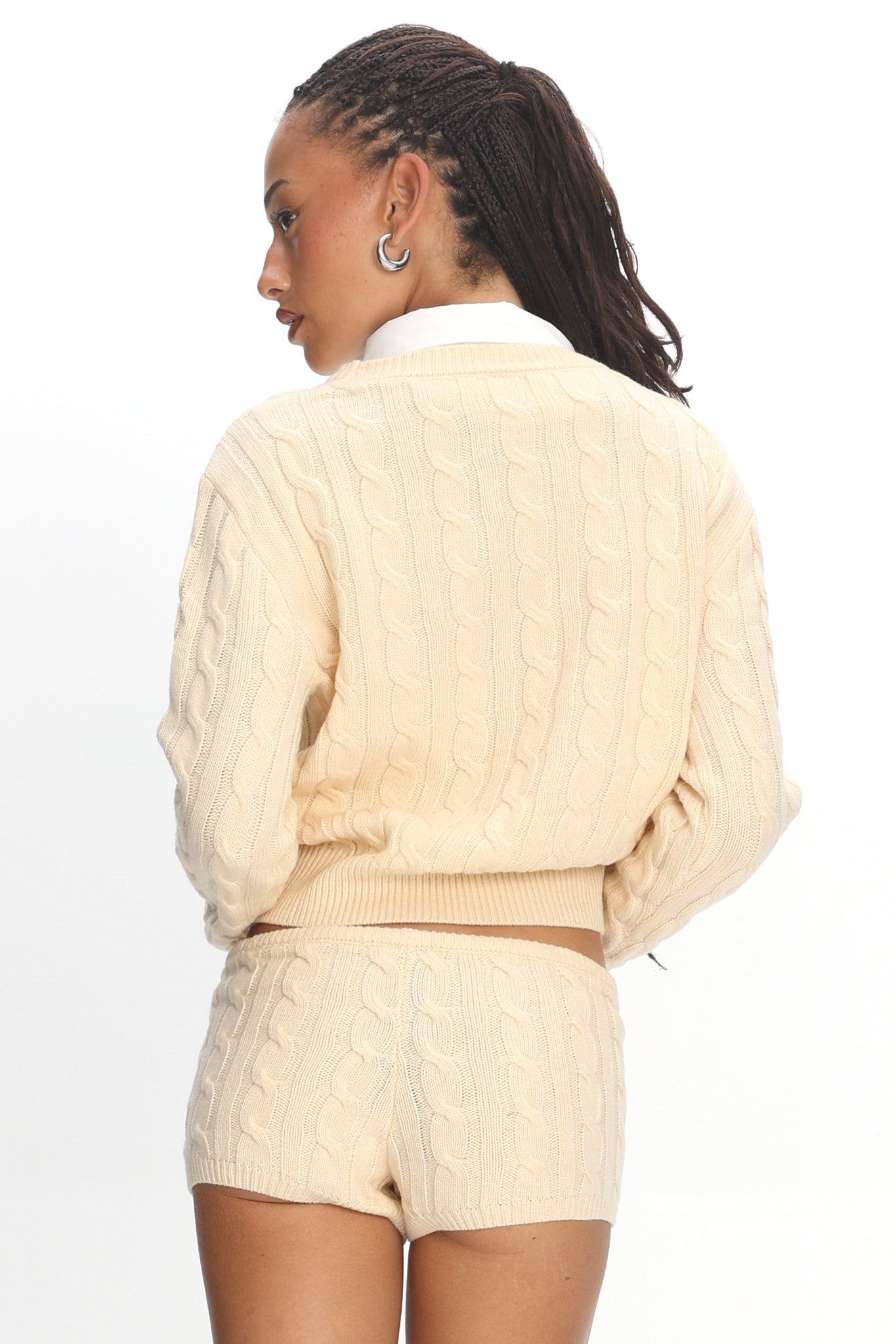 LIONESS Reborn Mini Shorts Cream by Selfie Leslie Australia