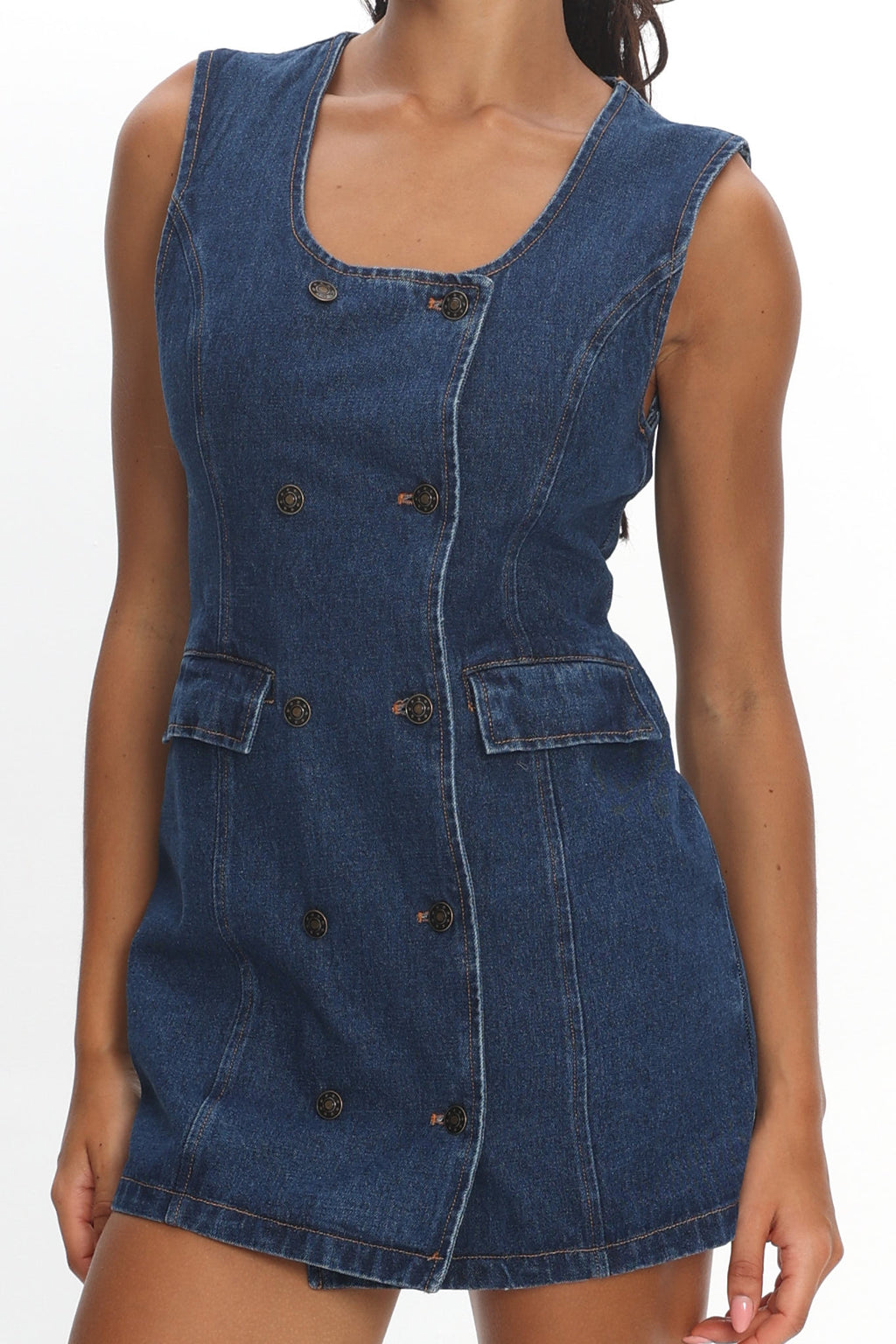 LIONESS L'Esprit Mini Dress Indigo by Selfie Leslie Australia