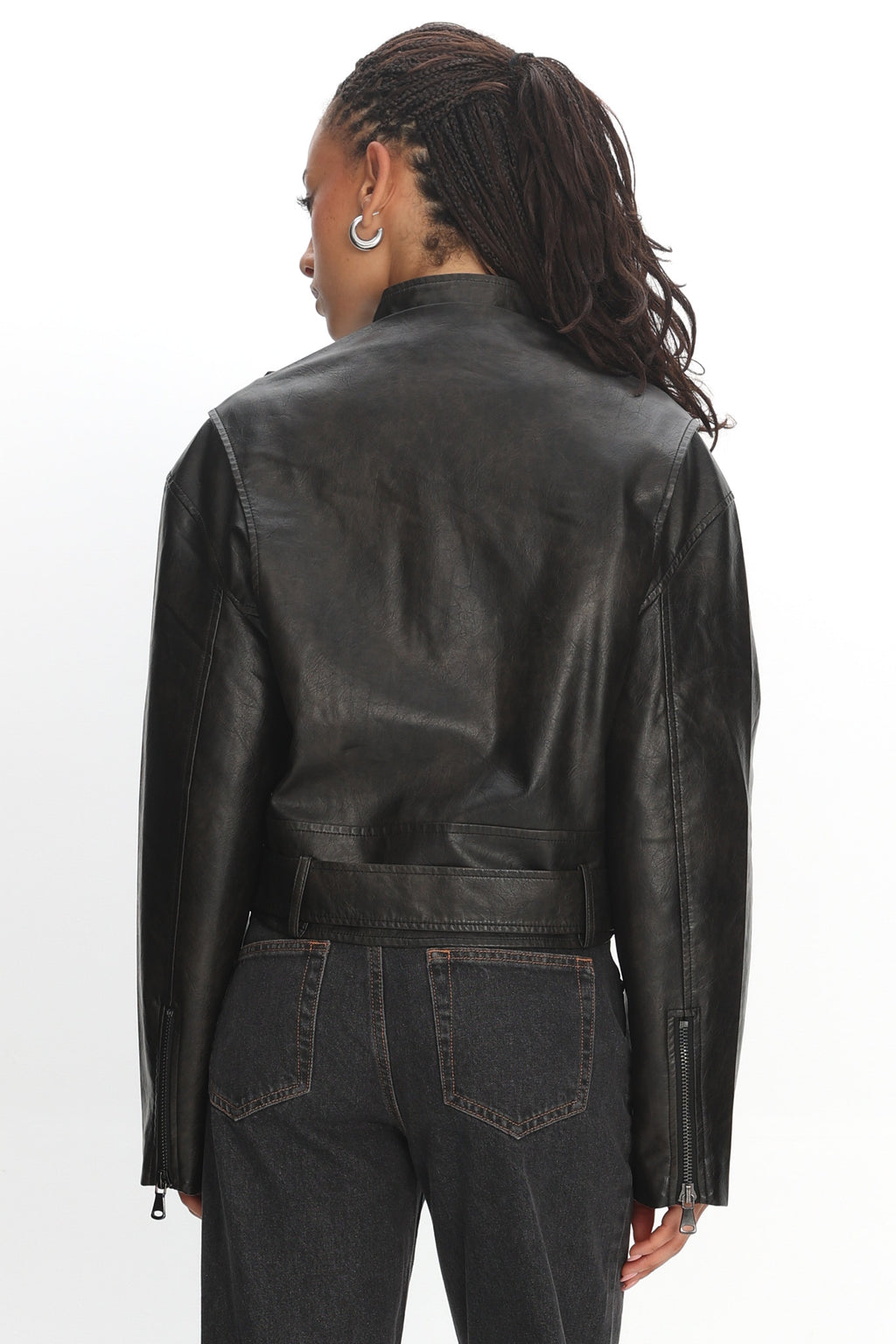 LIONESS Driftwood Bomber Jacket Onyx by Selfie Leslie Australia