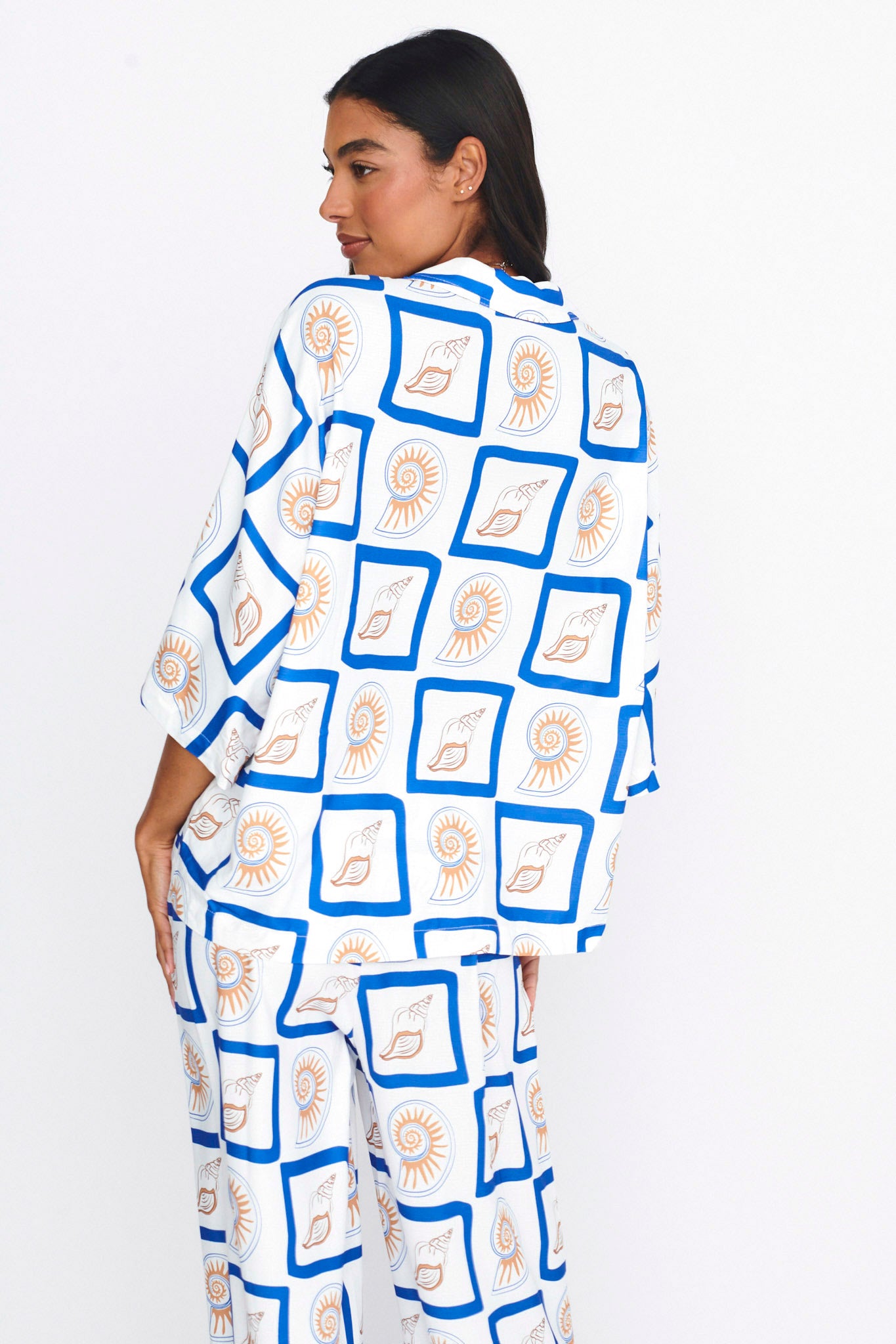 LOST IN LUNAR Sundown Shirt 2.0 Shell Print by Selfie Leslie Australia