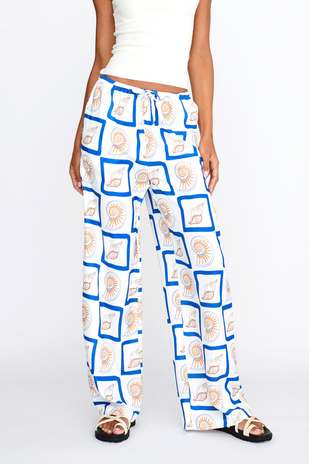LOST IN LUNAR Zeni Pants Shell Print by Selfie Leslie Australia