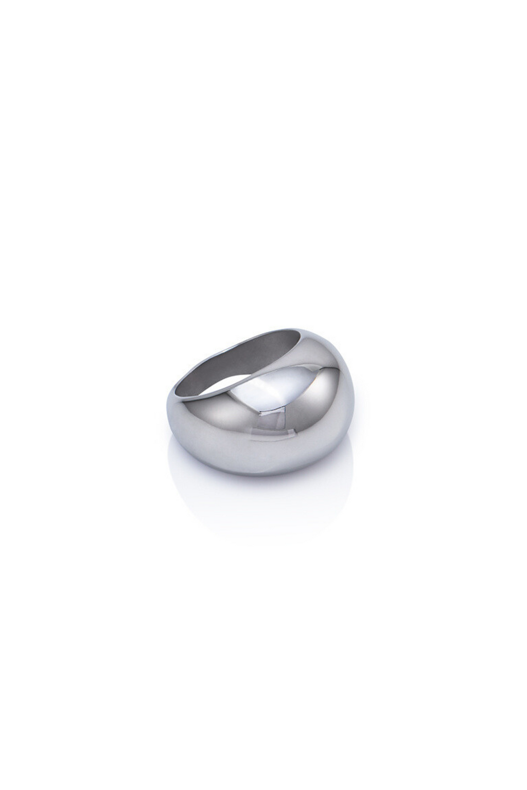 NOAH Chunky Ring Silver by Selfie Leslie Australia