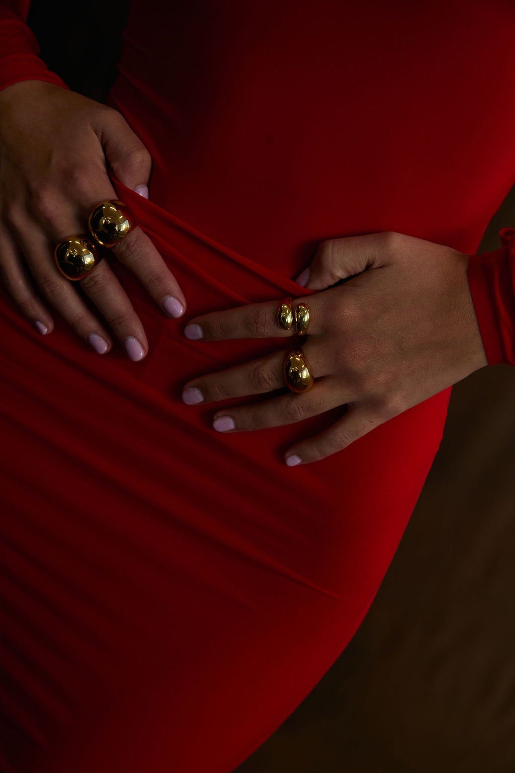 NOAH Chunky Ring Large Gold by Selfie Leslie Australia