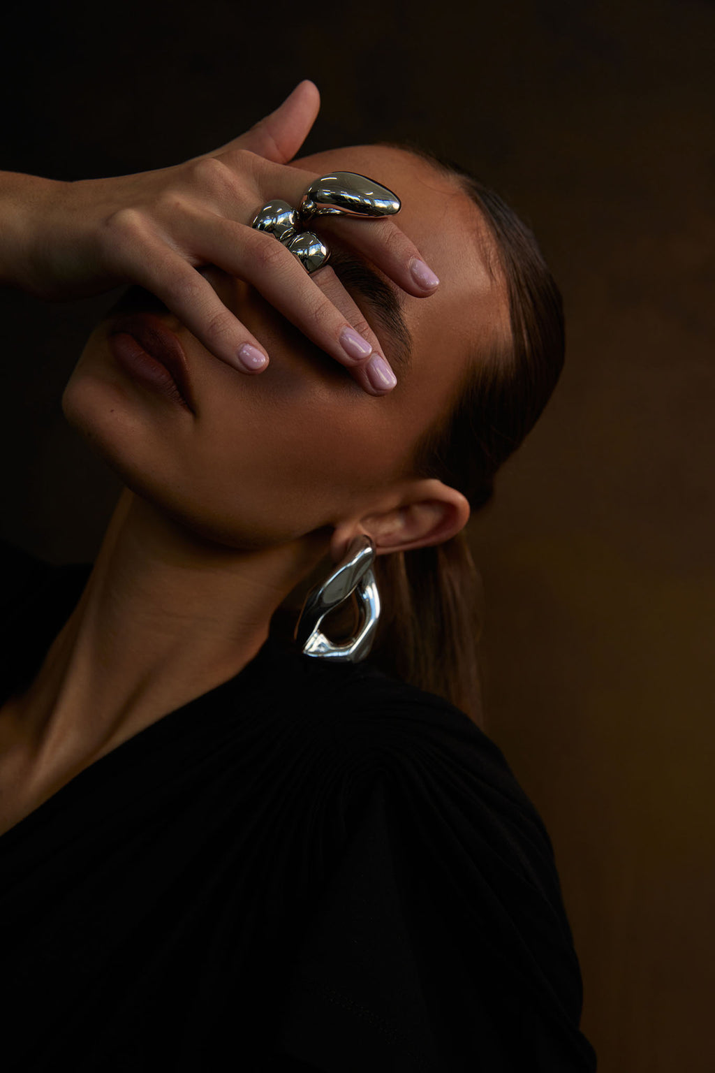 NOAH Knuckle Ring Silver by Selfie Leslie Australia
