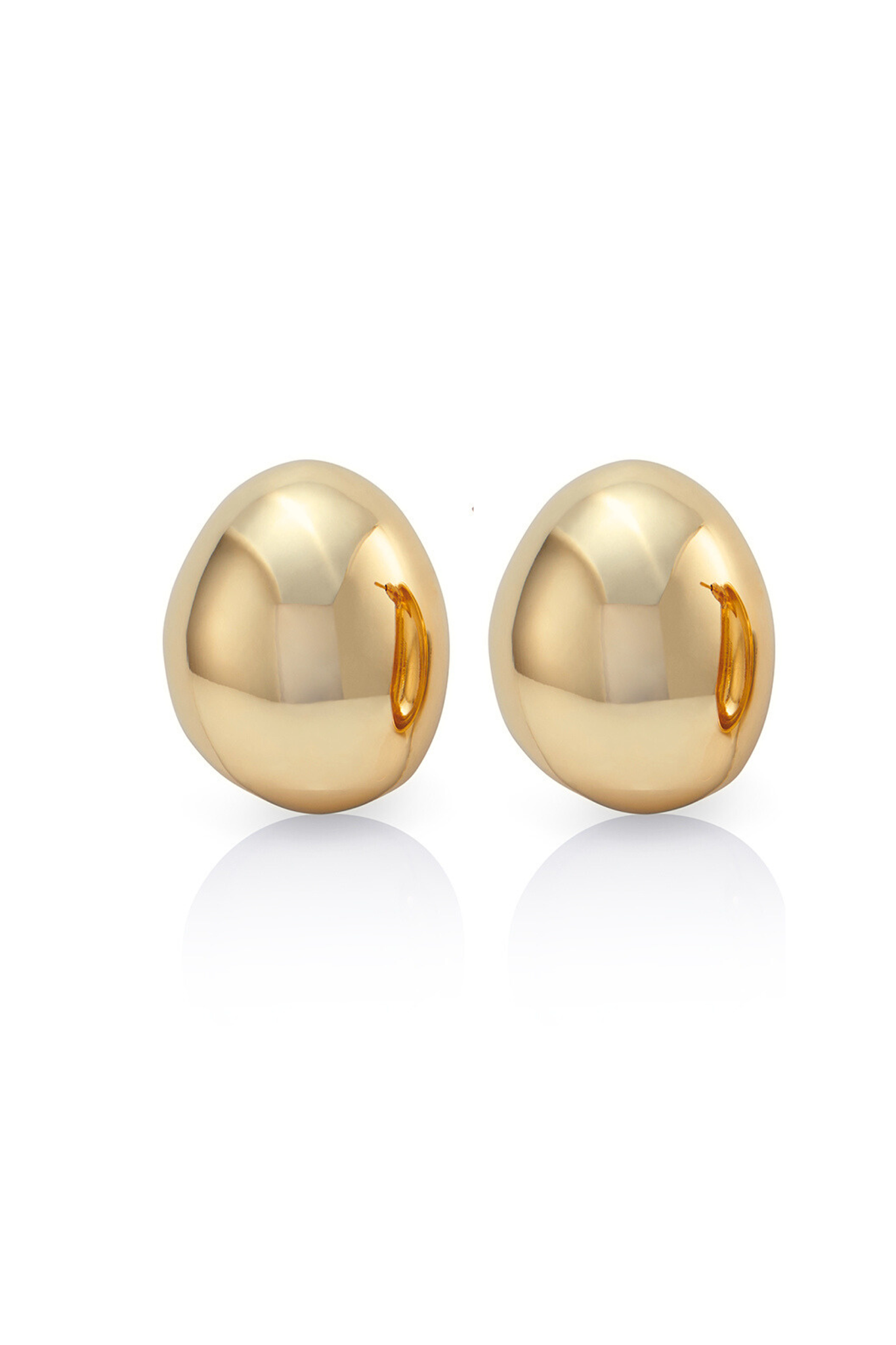NOAH Solid Earrings Gold by Selfie Leslie Australia