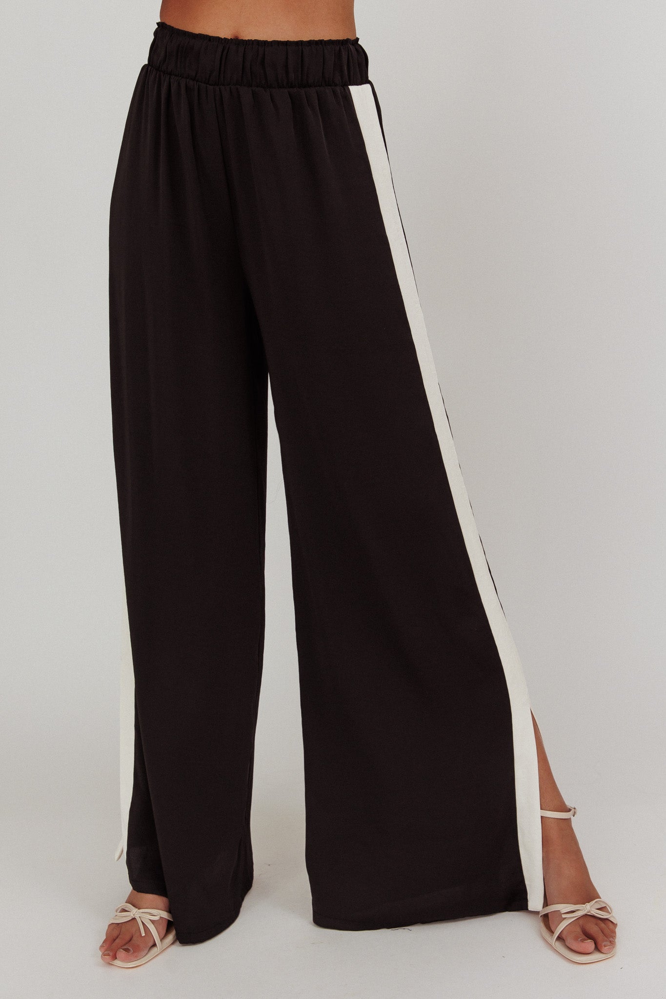 Unwritten Wide Leg Pant Black by Selfie Leslie Australia