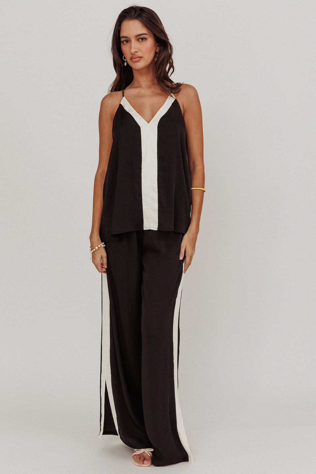 Unwritten Wide Leg Pant Black by Selfie Leslie Australia