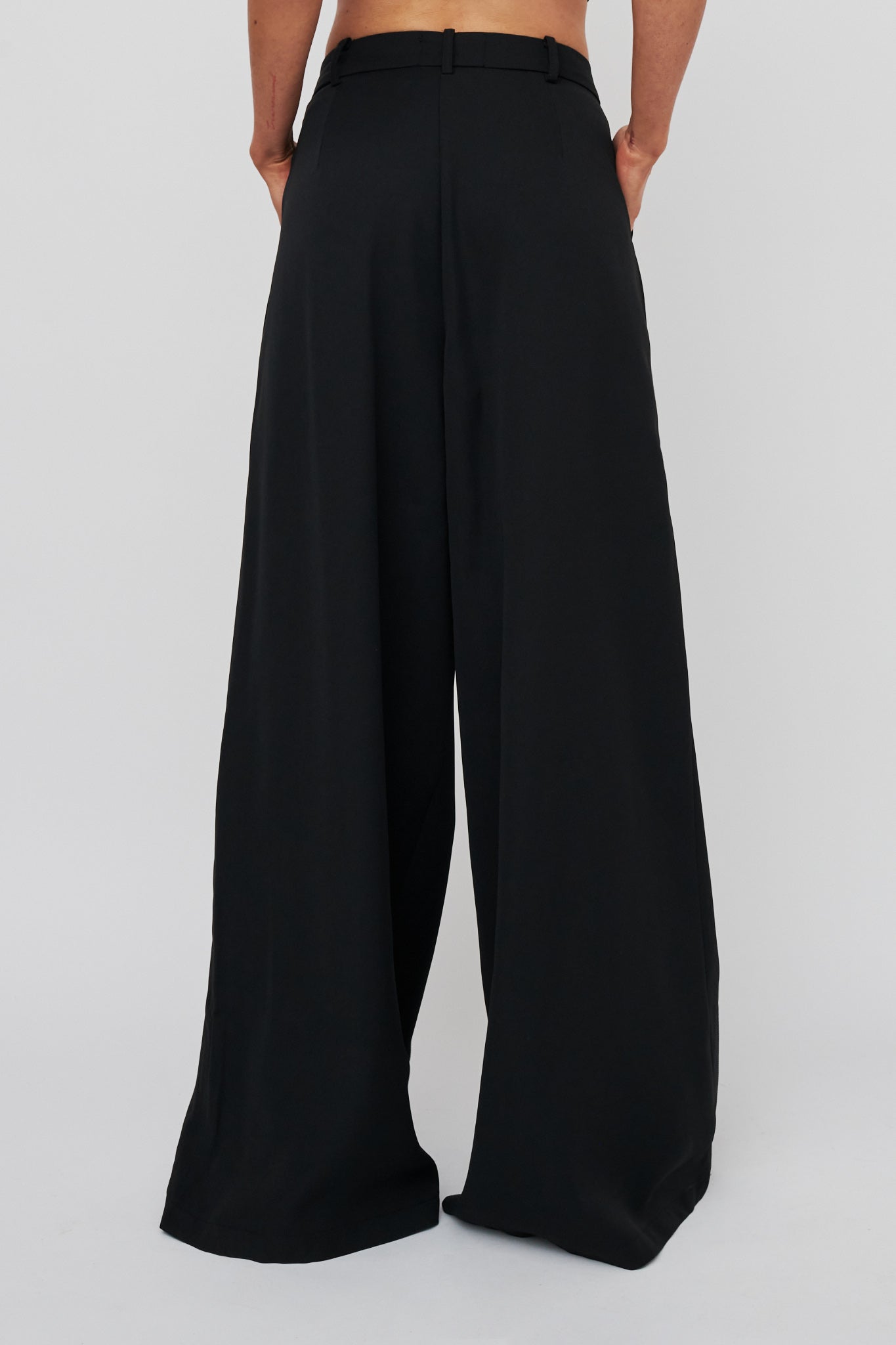 Dante Wide-Leg Pants Black by Selfie Leslie Australia