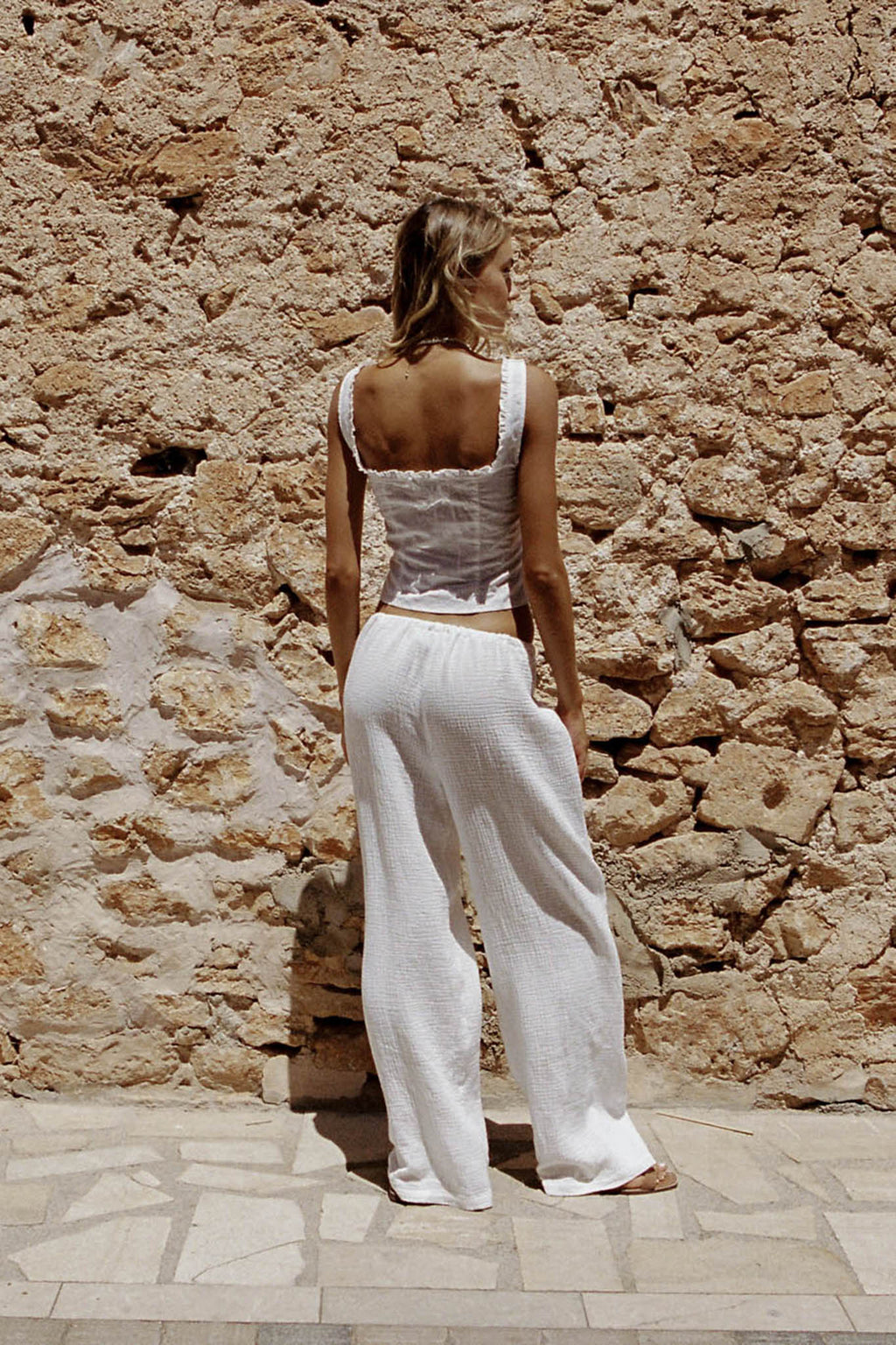 SNDYS Irene Pant White by Selfie Leslie Australia