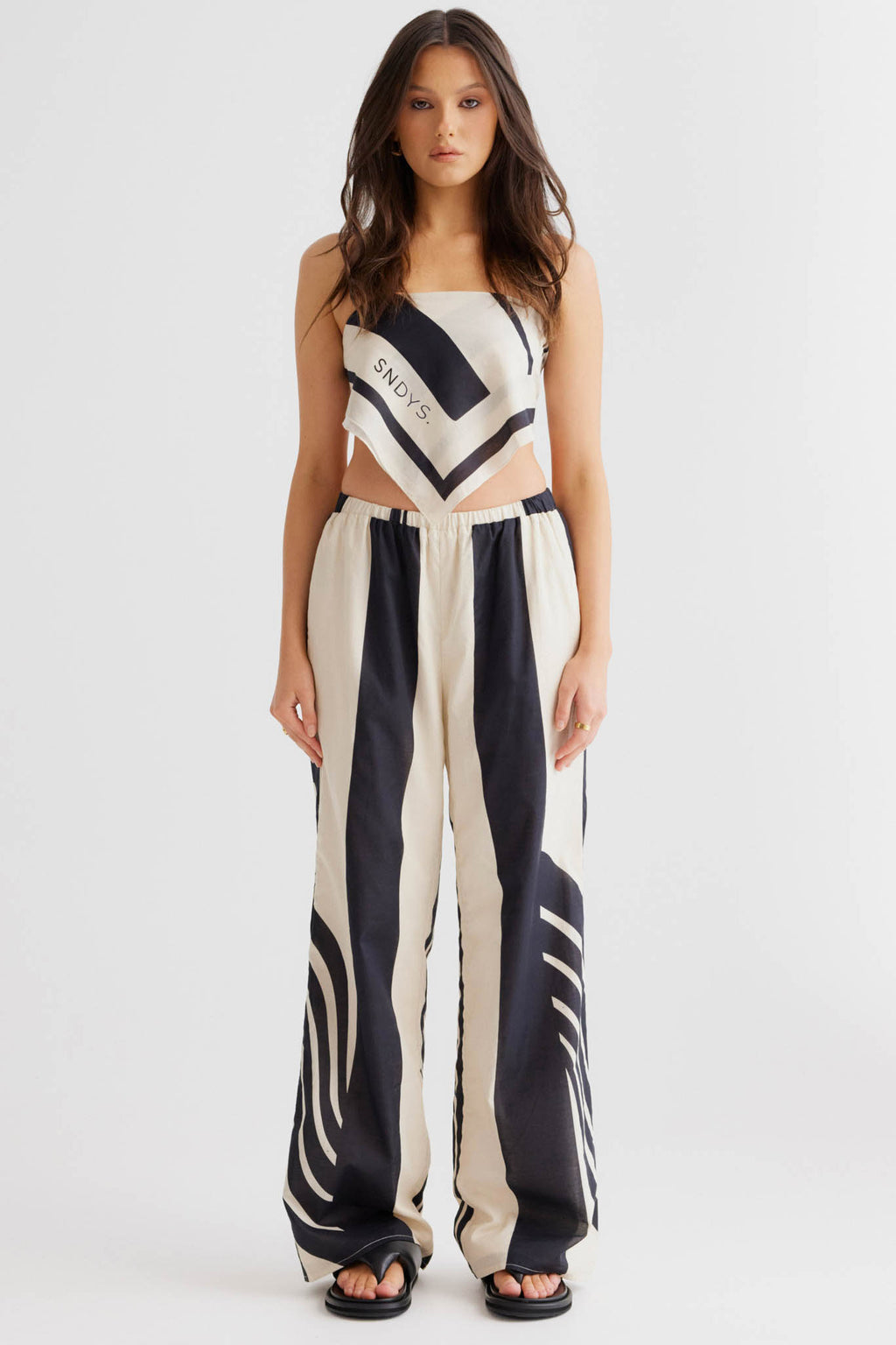 SNDYS Alba Wrap Black Print by Selfie Leslie Australia
