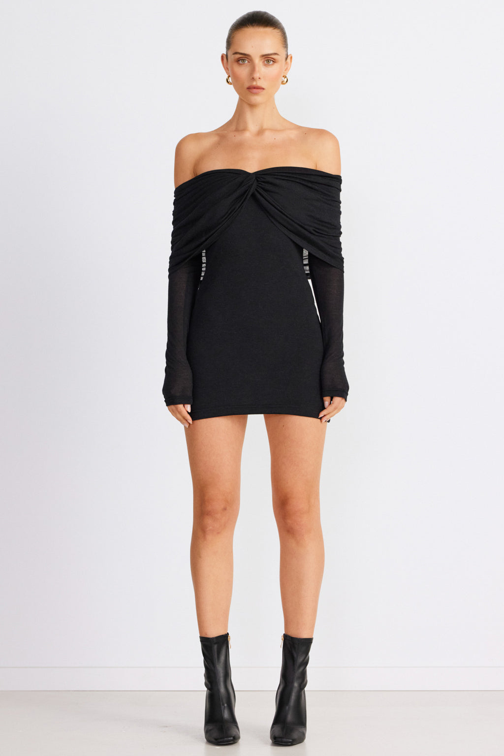 SNDYS Madrid Mini Dress Black by Selfie Leslie Australia