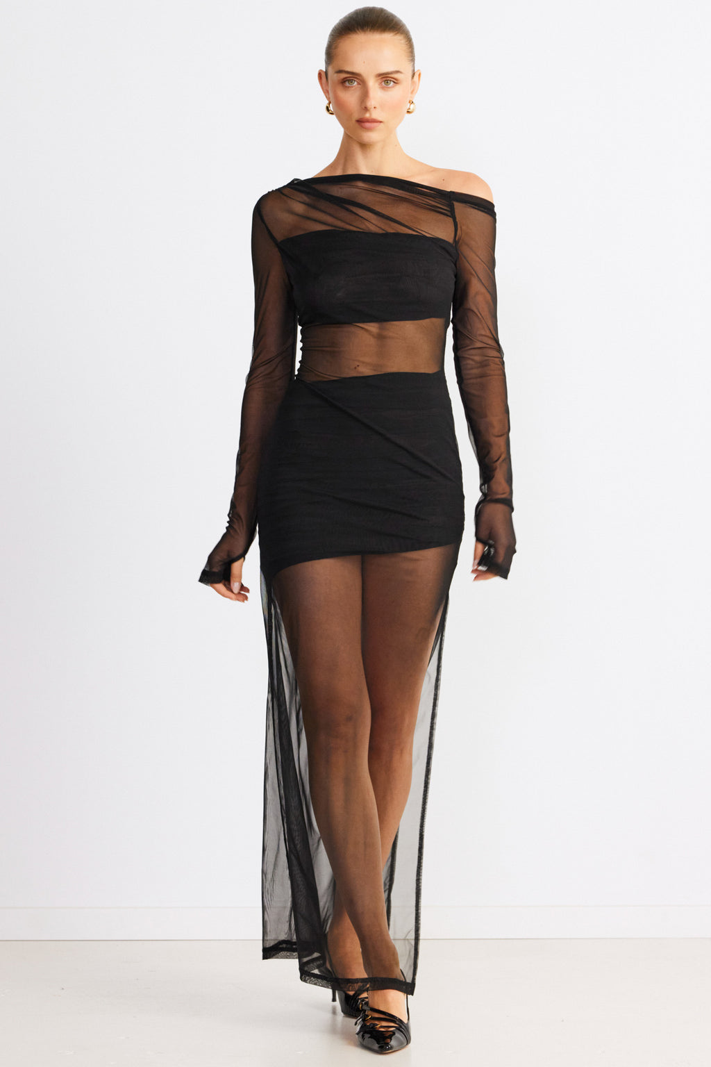 SNDYS Reine Maxi Dress Black by Selfie Leslie Australia
