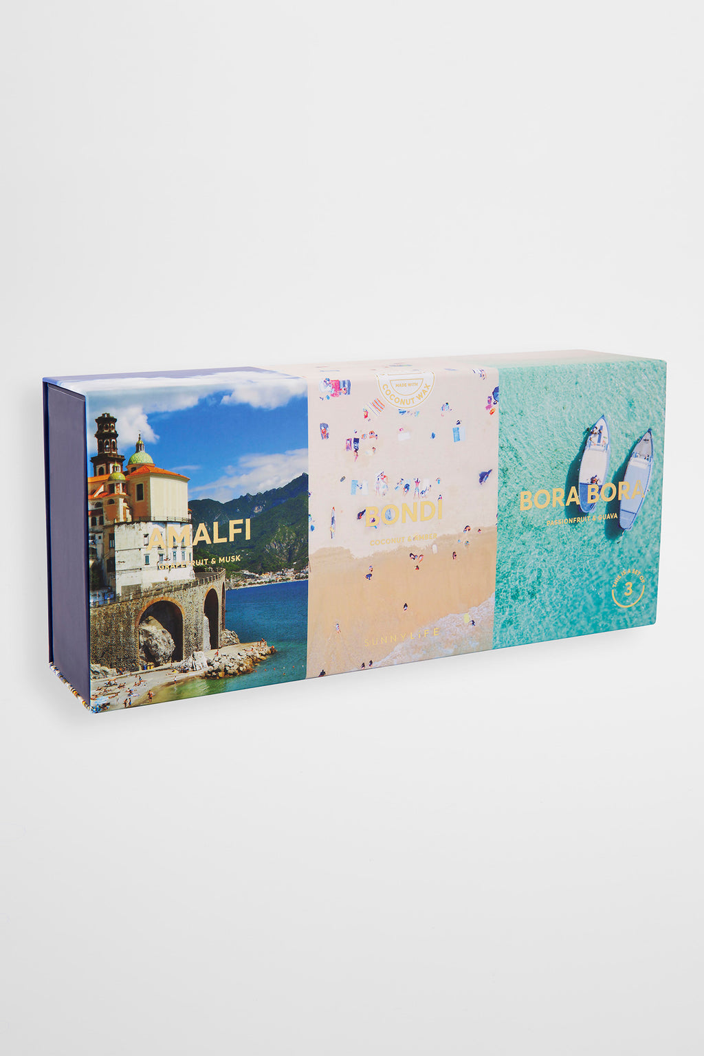 SUNNYLiFE Scented Candle Pack -Amalfi Bondi Bora Bora by Selfie Leslie Australia