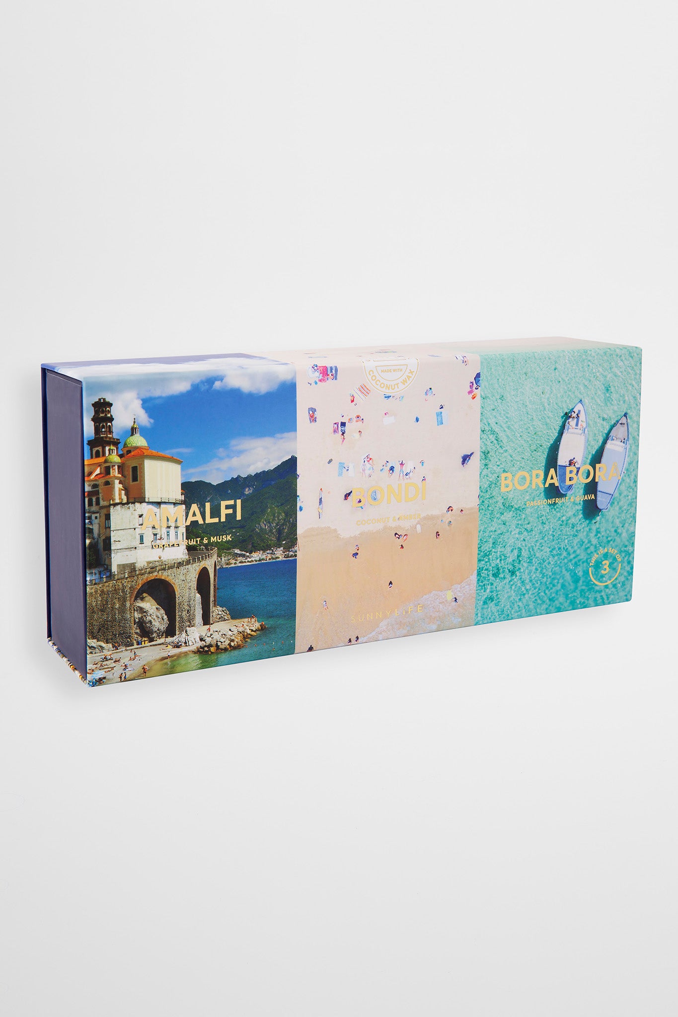 SUNNYLiFE Scented Candle Pack -Amalfi Bondi Bora Bora by Selfie Leslie Australia