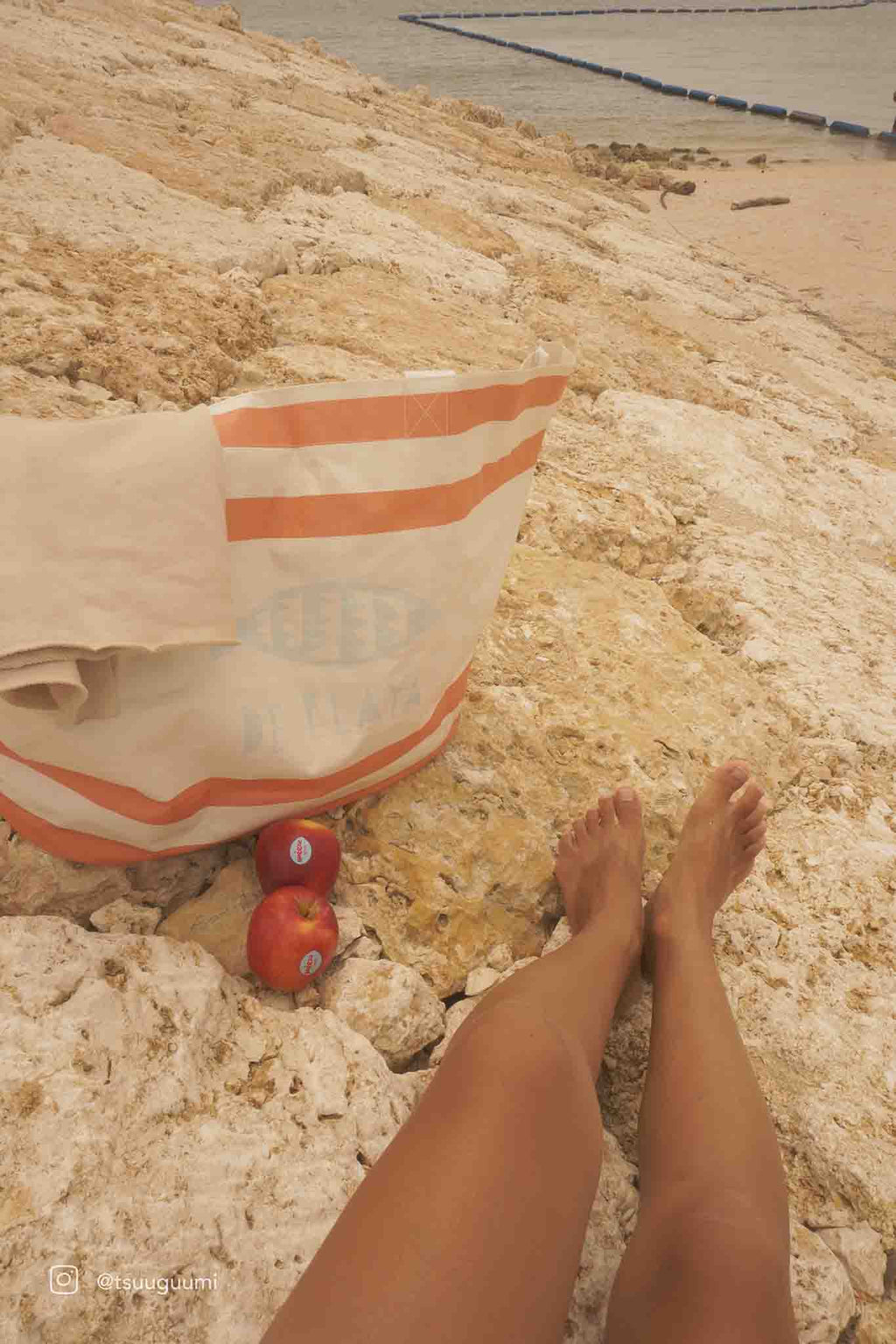 SUNNYLiFE Carryall Beach Bag De Playa Coral Utopia by Selfie Leslie Australia