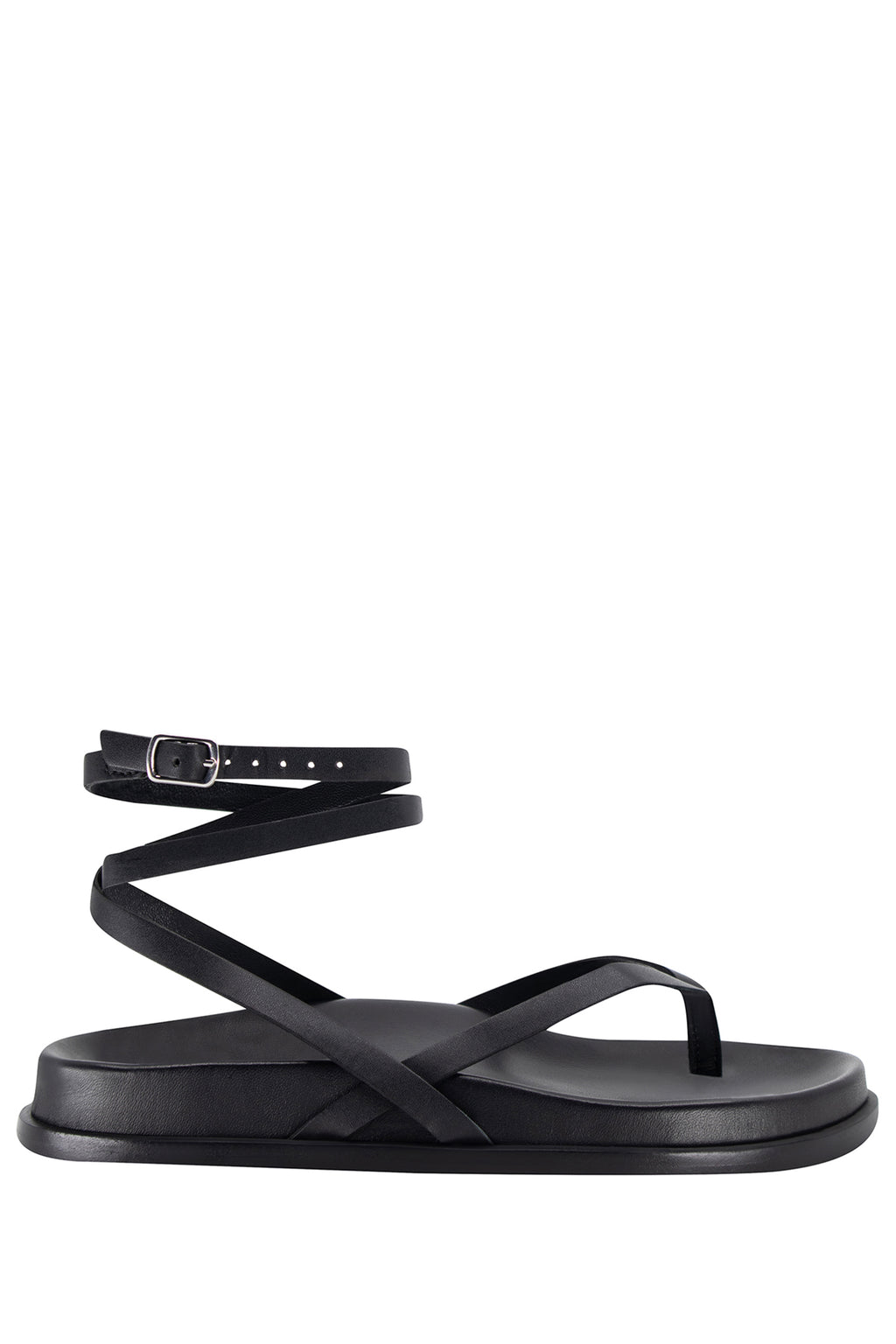 Sol Sana Magnus Footbed Black by Selfie Leslie Australia