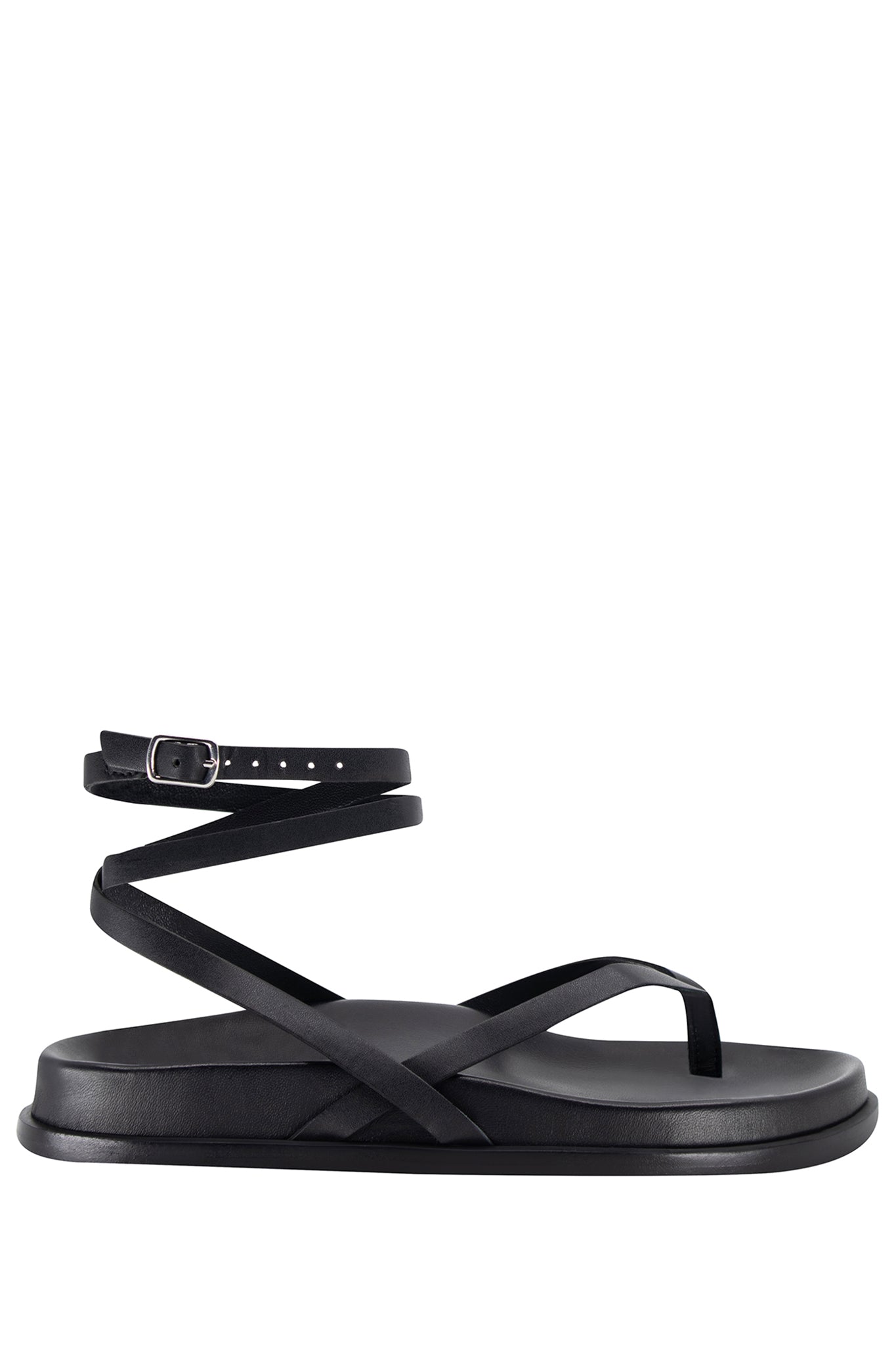 Sol Sana Magnus Footbed Black by Selfie Leslie Australia
