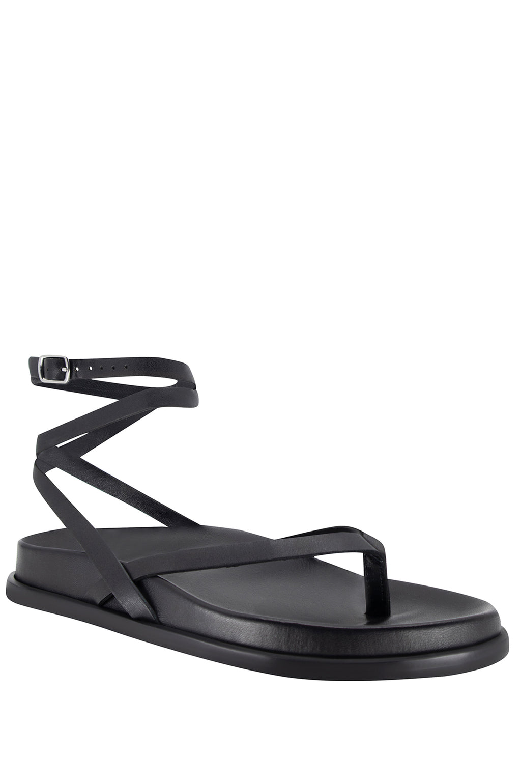 Sol Sana Magnus Footbed Black by Selfie Leslie Australia