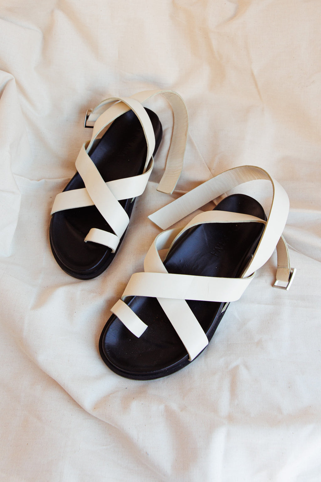 SOL SANA Hitch Footbed Off White by Selfie Leslie Australia