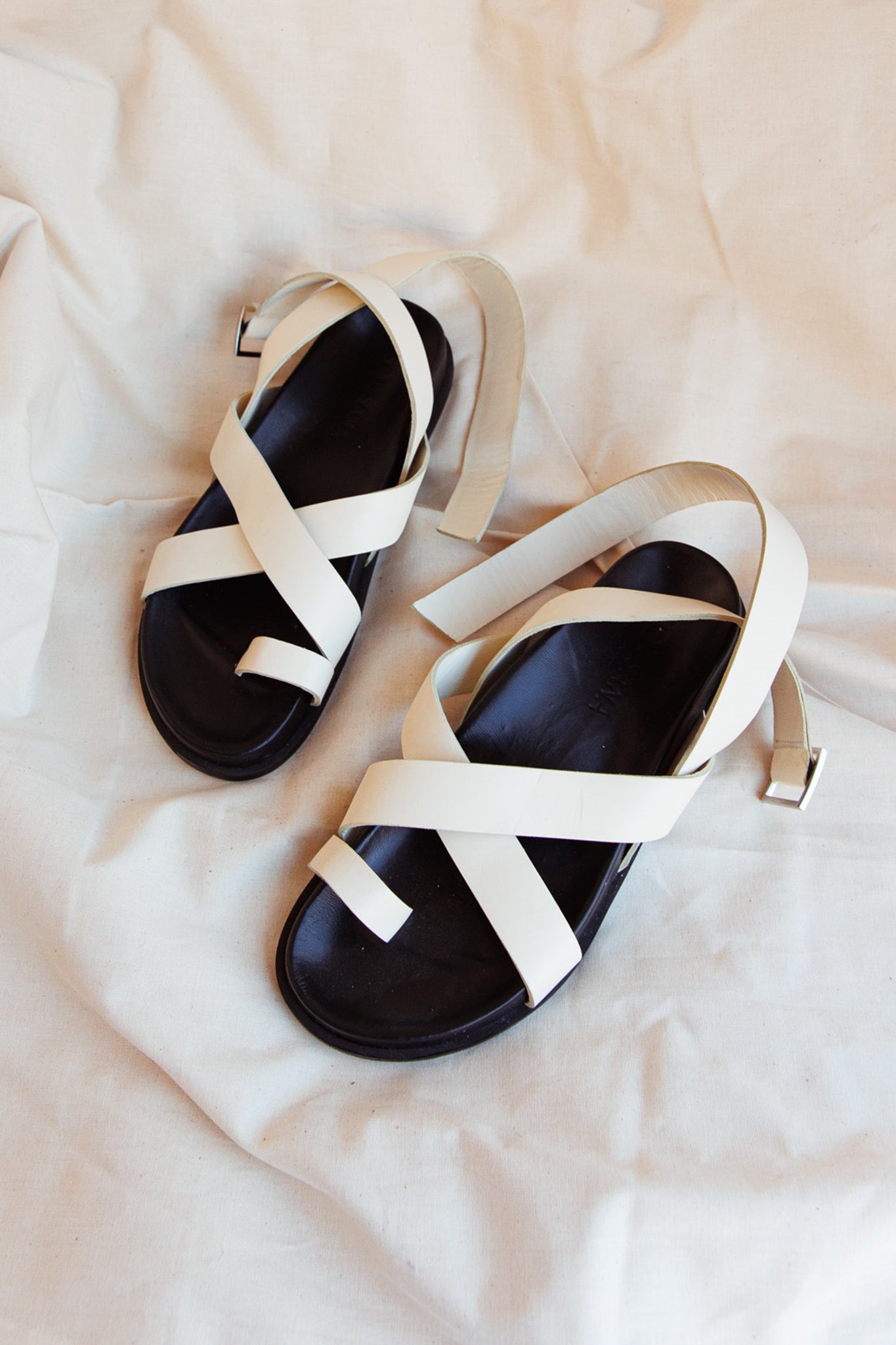 SOL SANA Hitch Footbed Off White by Selfie Leslie Australia