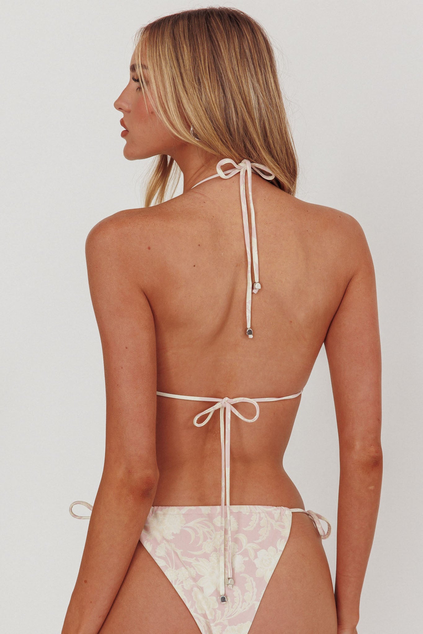 Janina Triangle String Bikini Top Paisley Floral by Selfie Leslie Australia