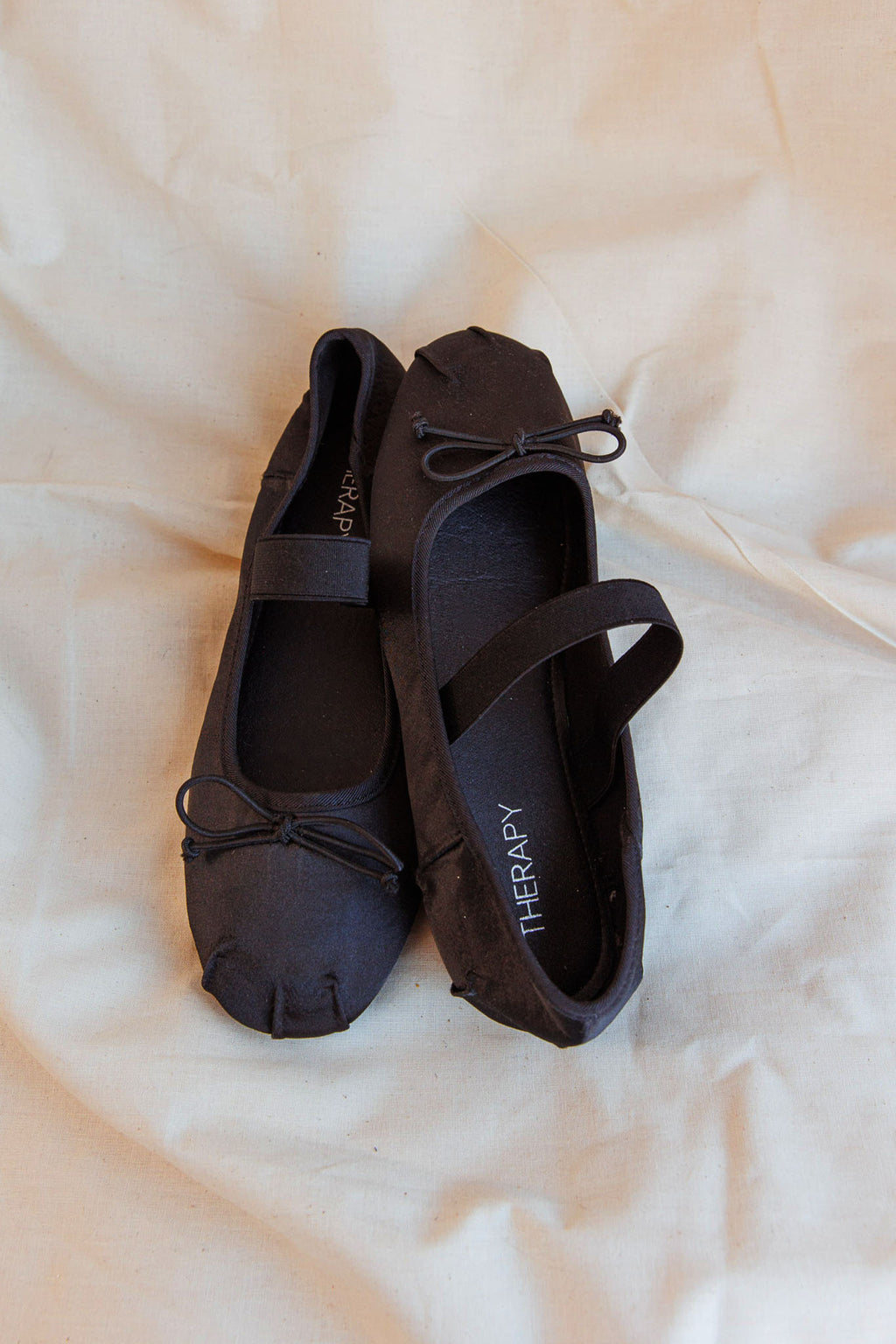 THERAPY Mystic Ballet Flat Black by Selfie Leslie Australia