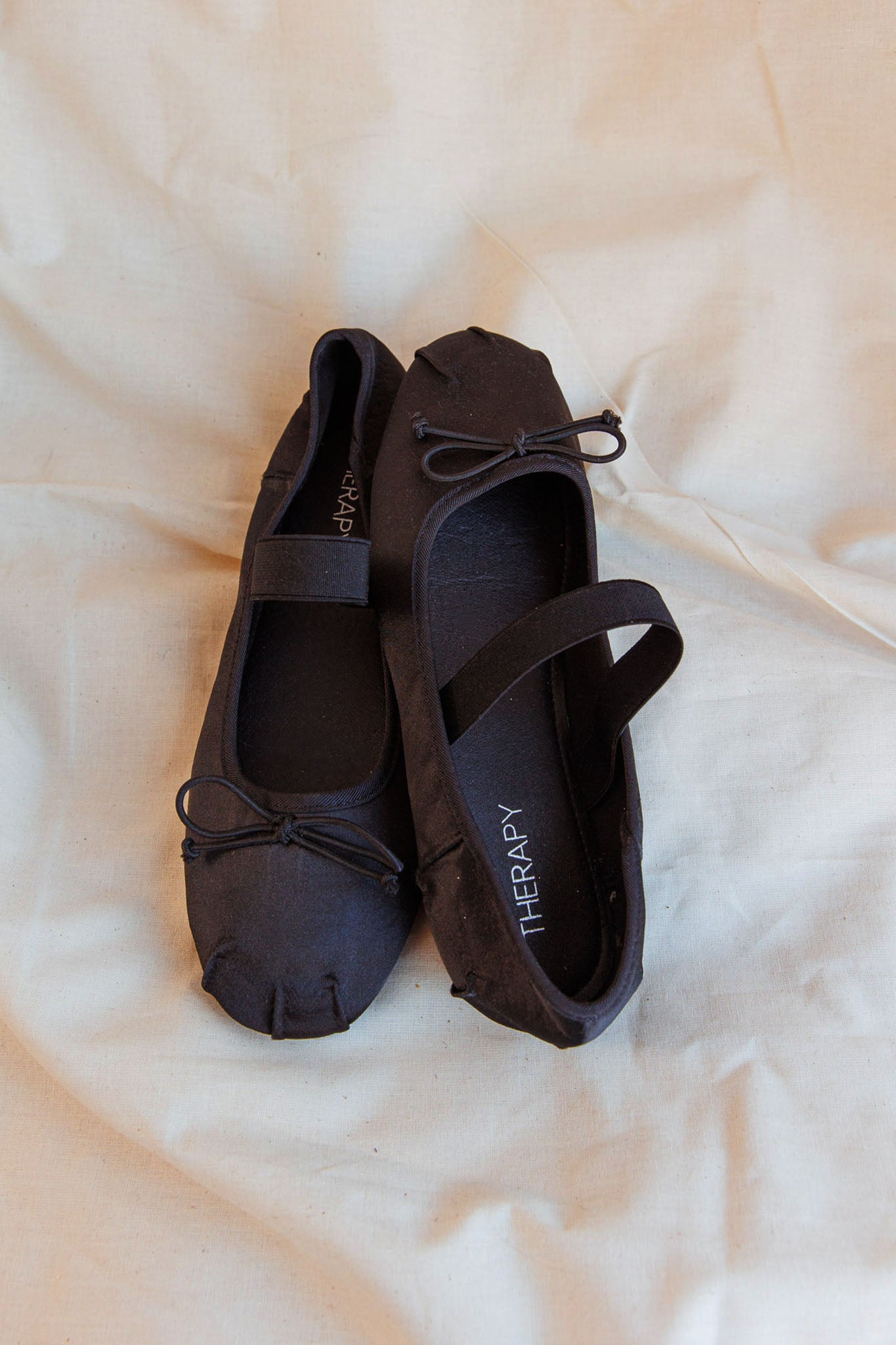 THERAPY Mystic Ballet Flat Black by Selfie Leslie Australia