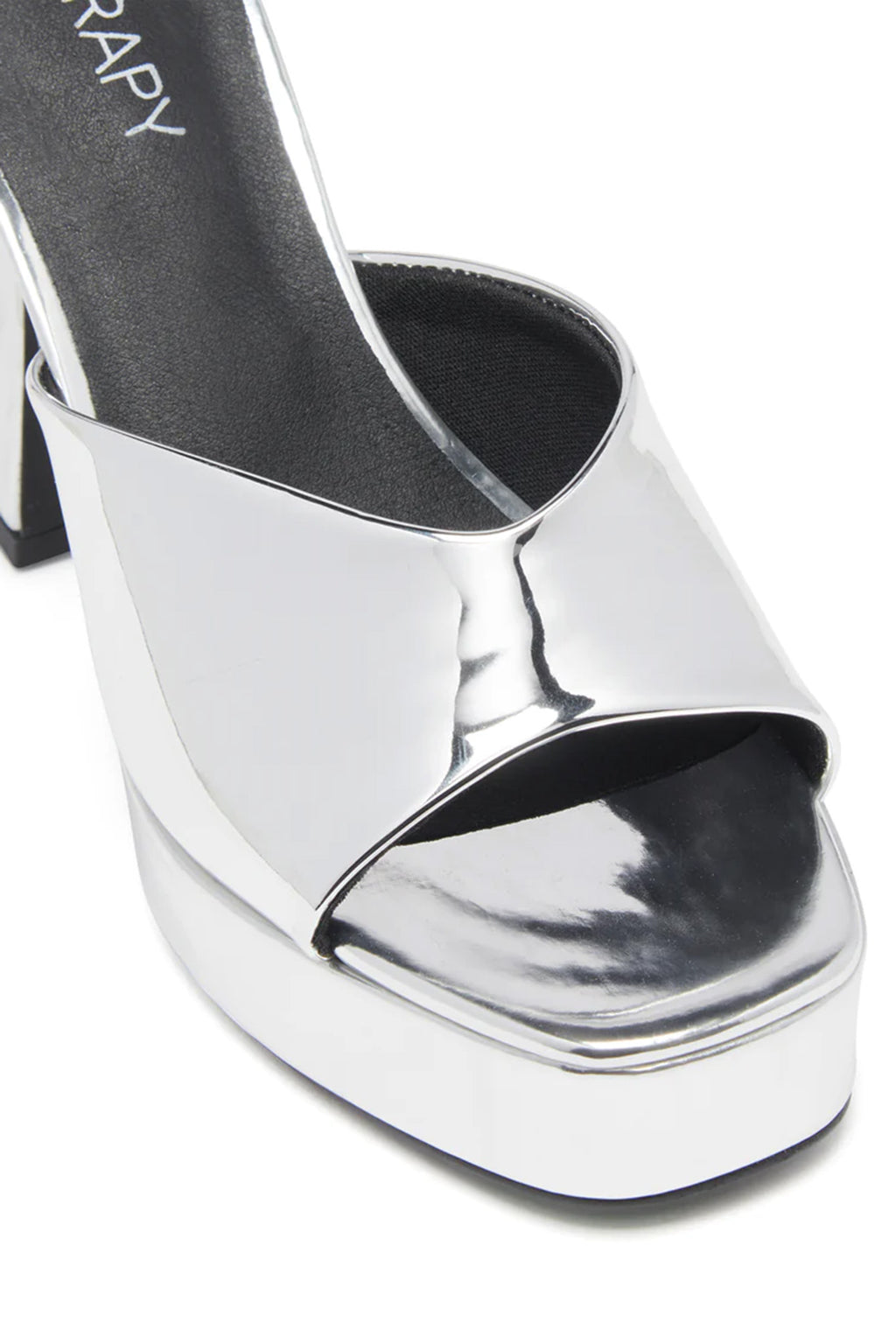 Therapy Fierce Mule Silver by Selfie Leslie Australia