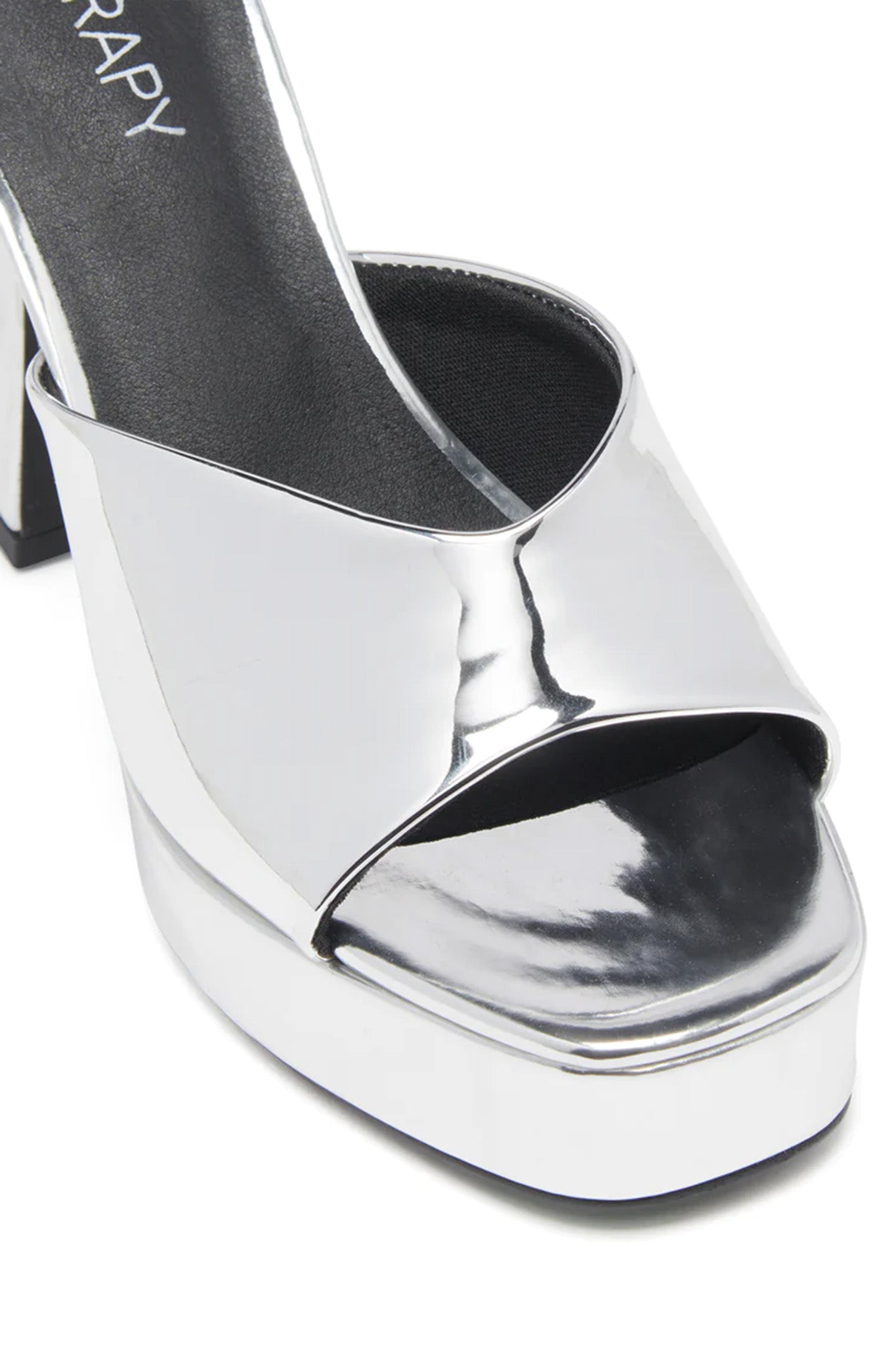 Therapy Fierce Mule Silver by Selfie Leslie Australia