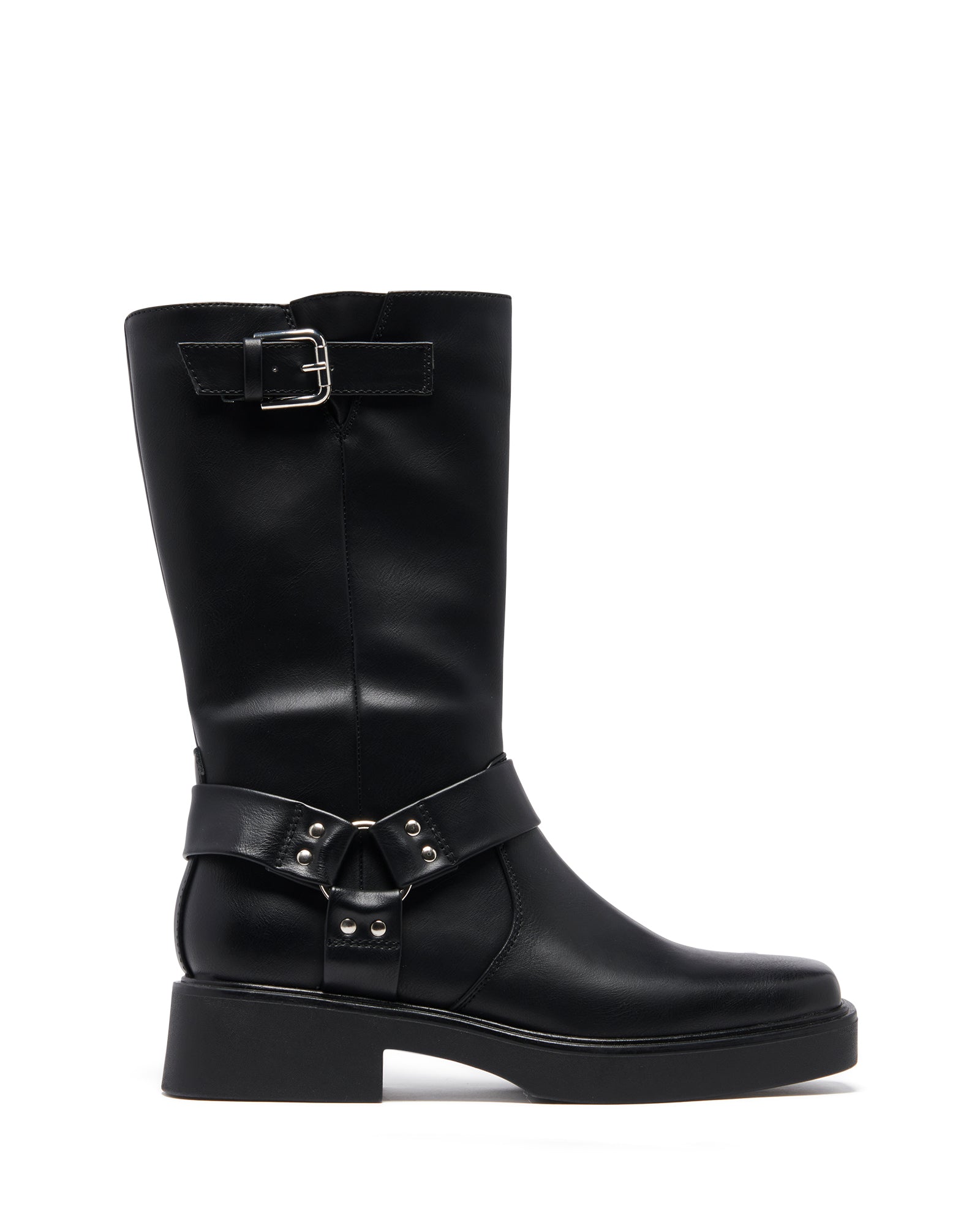 THERAPY Edge Biker Boot Black by Selfie Leslie Australia