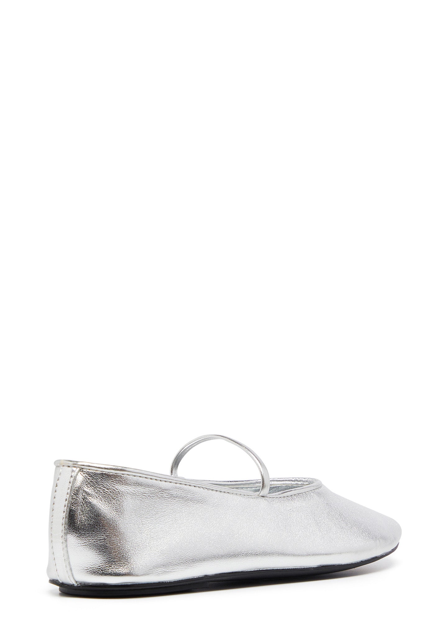 THERAPY Moncherri Ballet Flat Silver Smooth by Selfie Leslie Australia