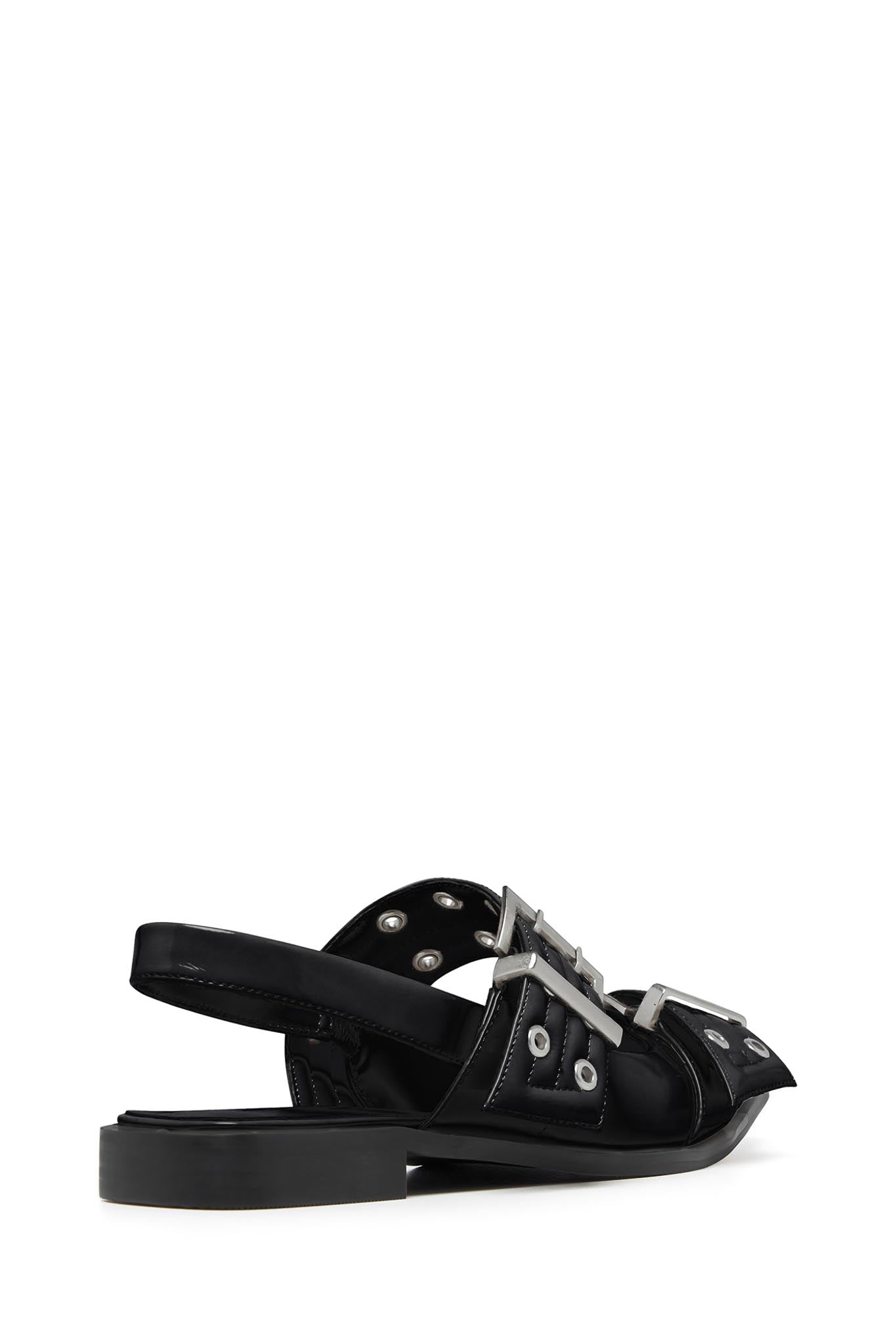 THERAPY Matilda Pointed Flat Black Patent by Selfie Leslie Australia