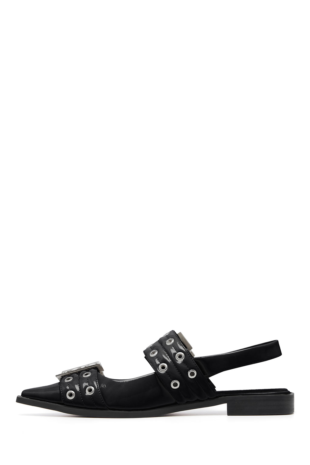 THERAPY Matilda Pointed Flat Black Patent by Selfie Leslie Australia