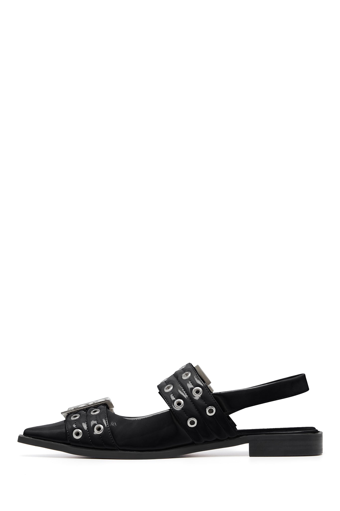THERAPY Matilda Pointed Flat Black Patent by Selfie Leslie Australia