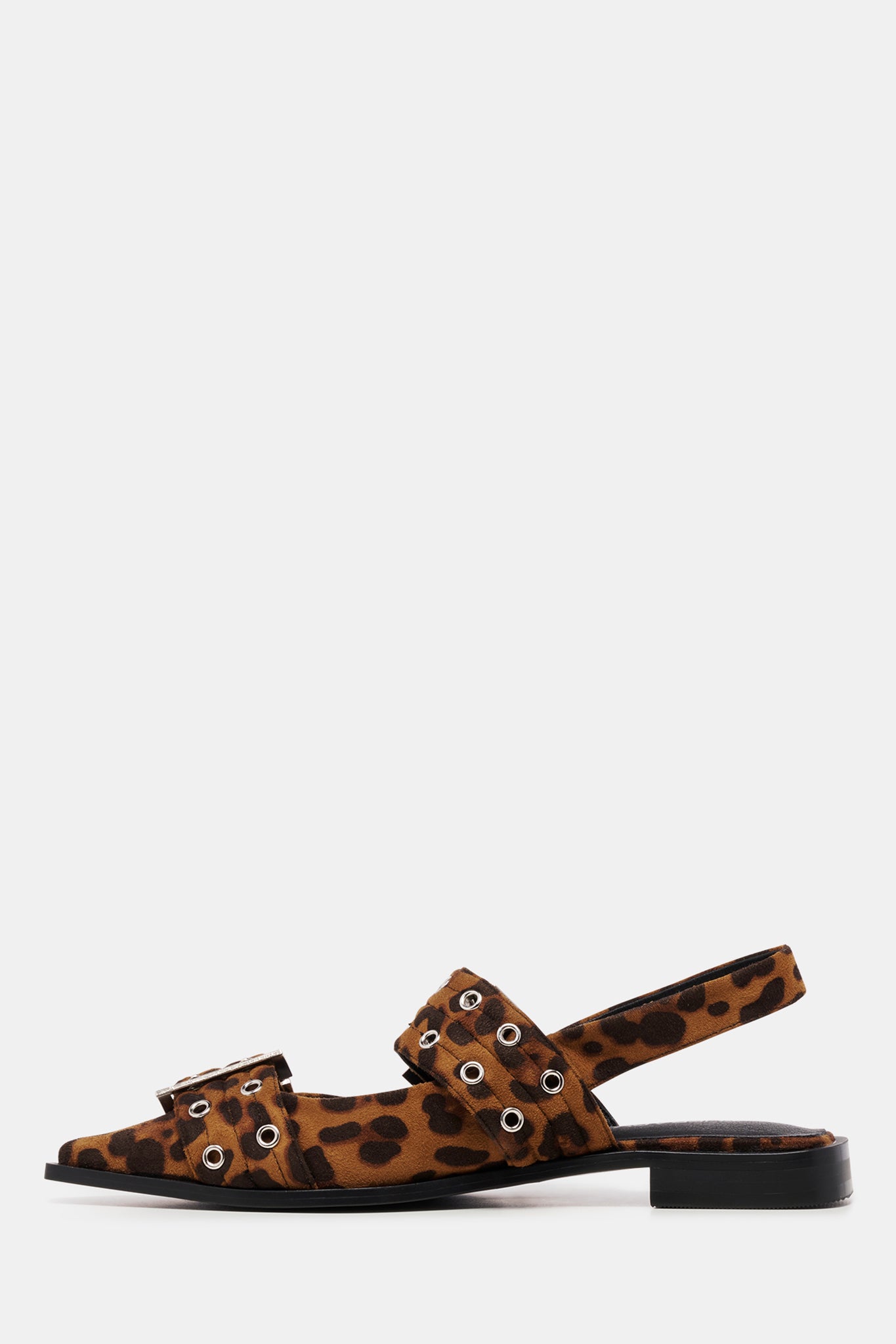 THERAPY Matilda Pointed Flat Leopard Patent by Selfie Leslie Australia