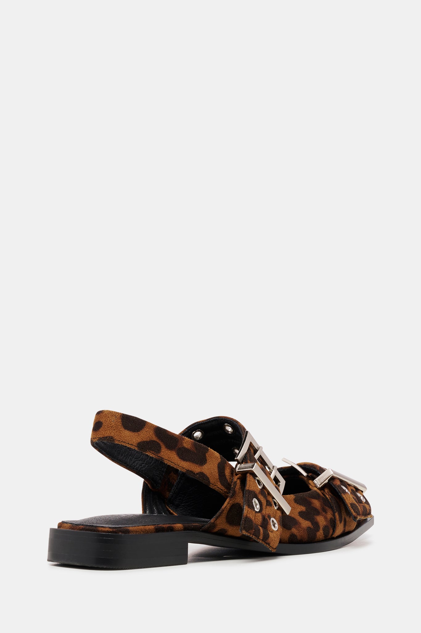 THERAPY Matilda Pointed Flat Leopard Patent by Selfie Leslie Australia