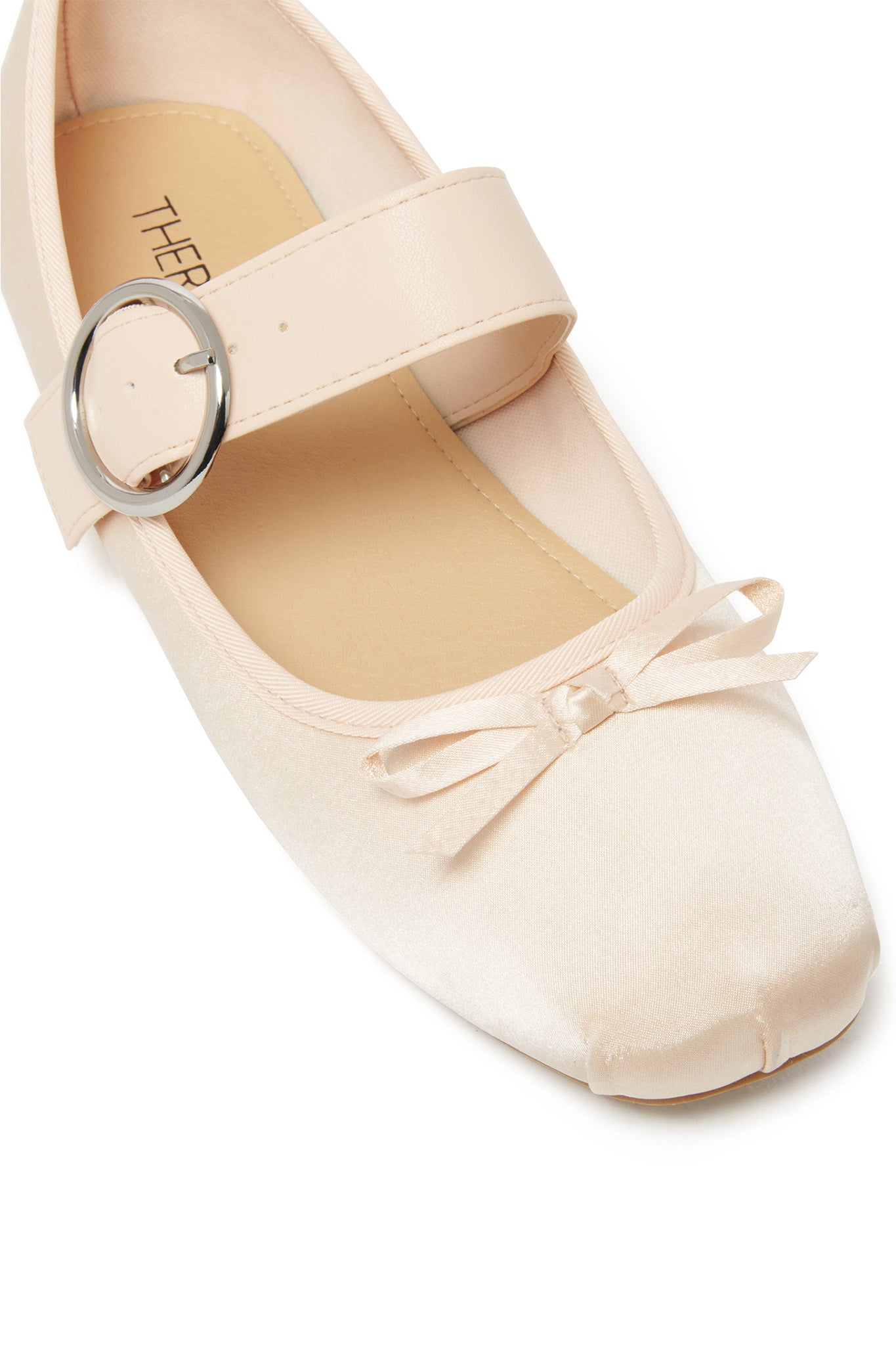 THERAPY Mesmerize Ballet Flat Blush Satin by Selfie Leslie Australia
