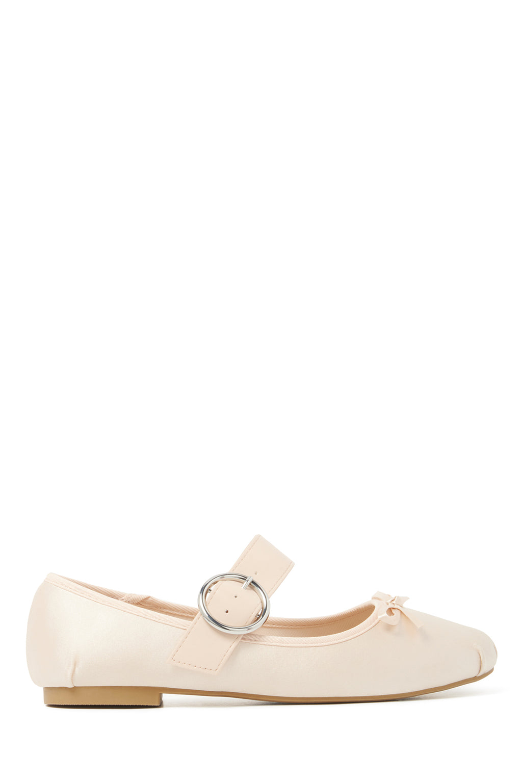 THERAPY Mesmerize Ballet Flat Blush Satin by Selfie Leslie Australia