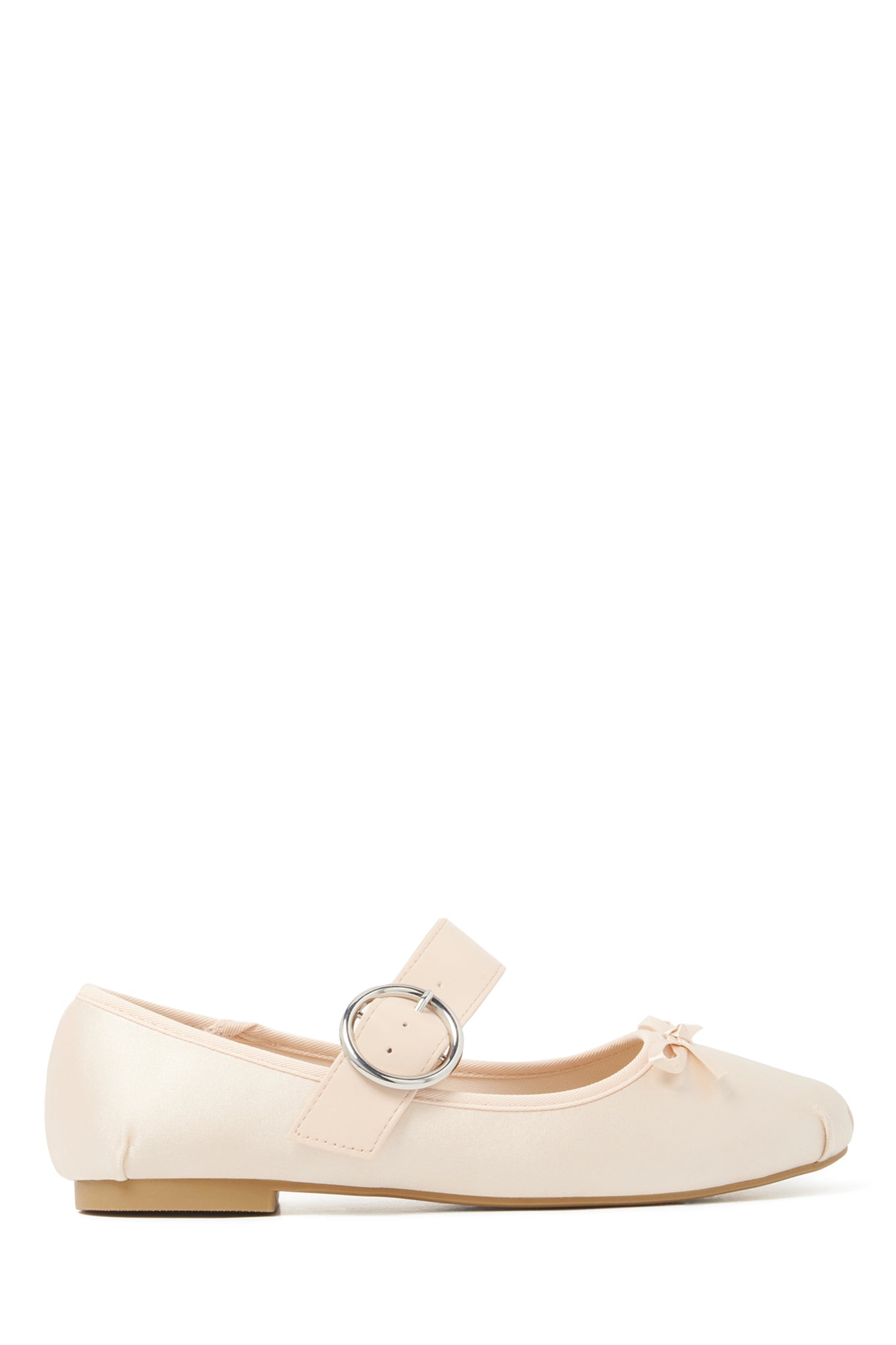 THERAPY Mesmerize Ballet Flat Blush Satin by Selfie Leslie Australia