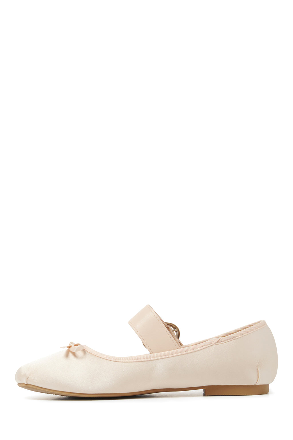THERAPY Mesmerize Ballet Flat Blush Satin by Selfie Leslie Australia
