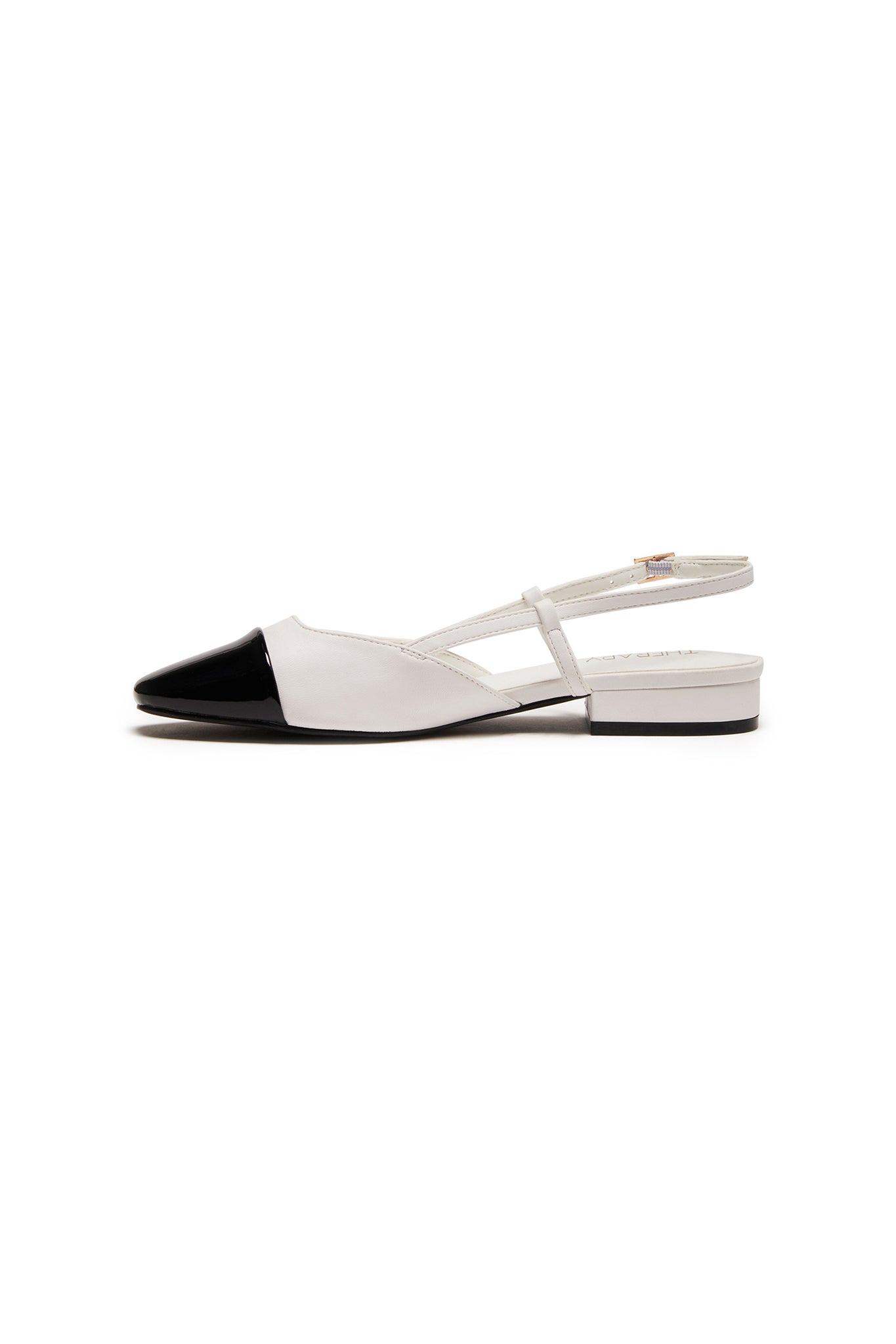 THERAPY Selene Point Heel White Black by Selfie Leslie Australia