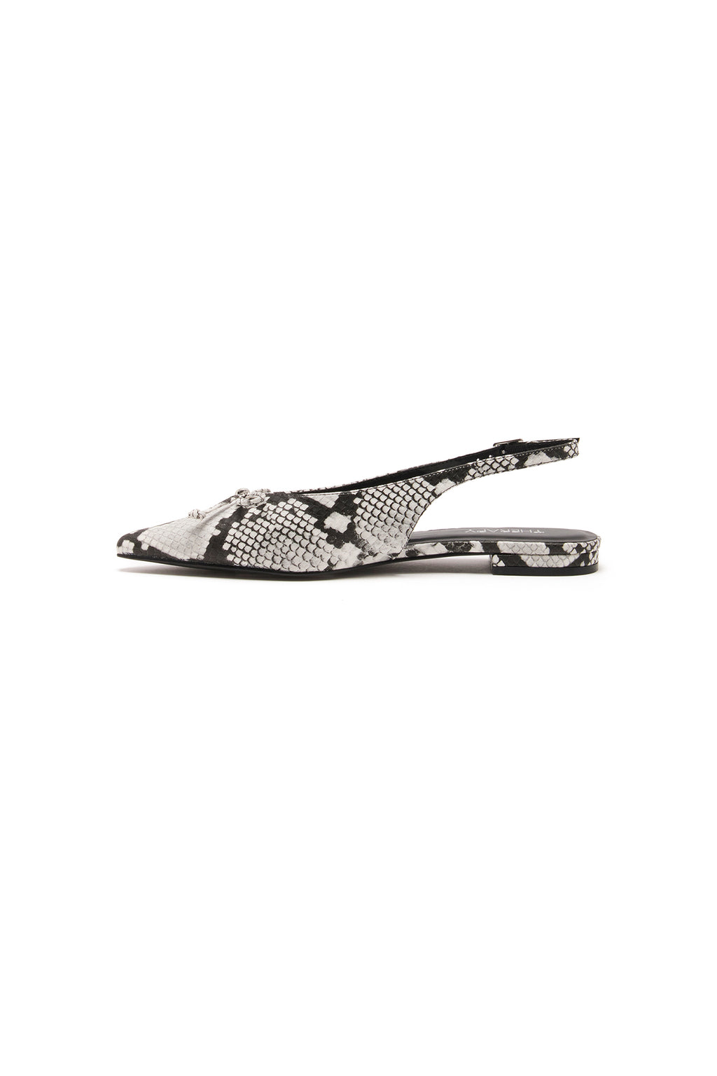 THERAPY Lavin Flat Point Black White Snake by Selfie Leslie Australia