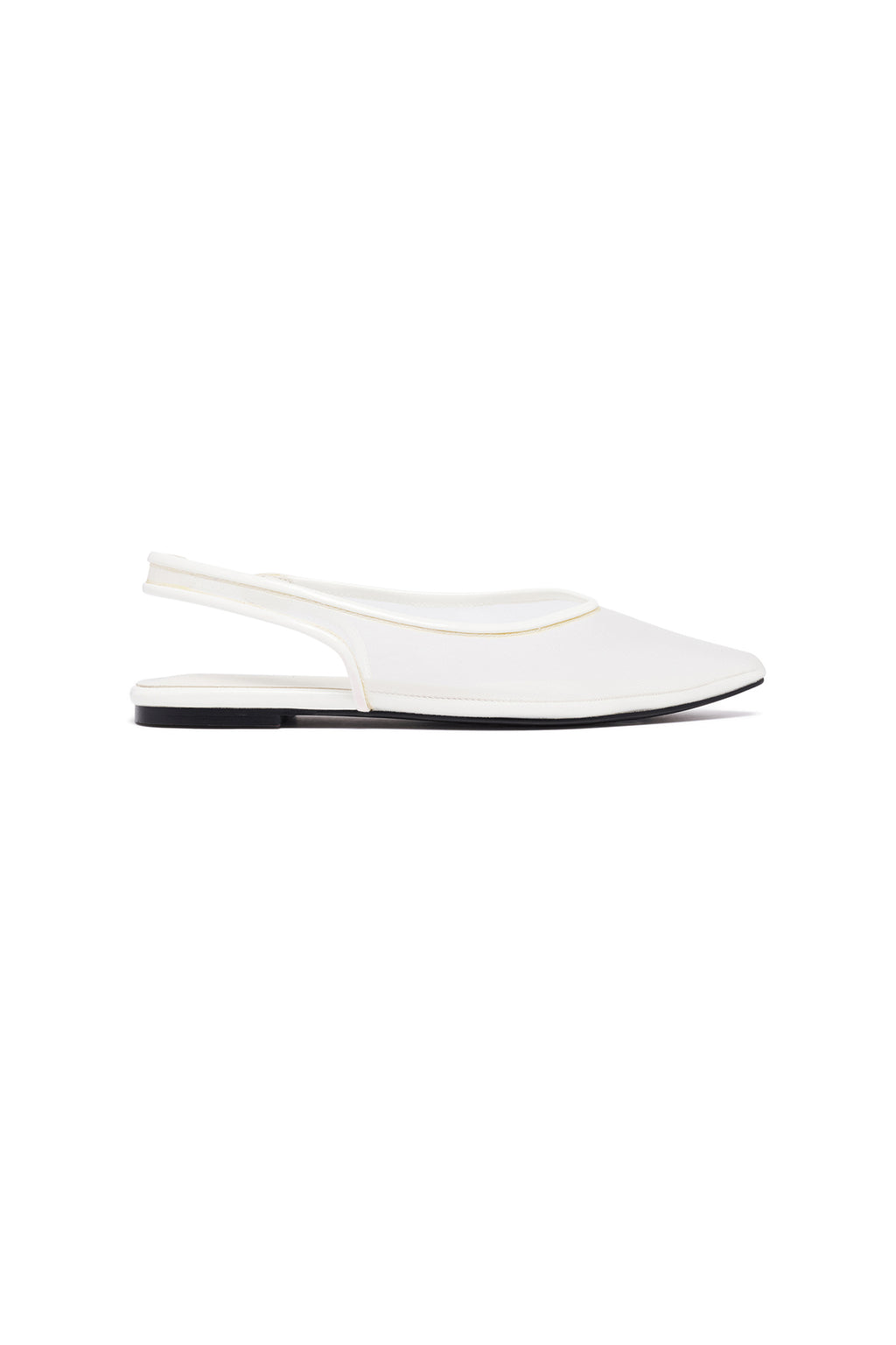 THERAPY Lazer White Patent Ballet Flat by Selfie Leslie Australia