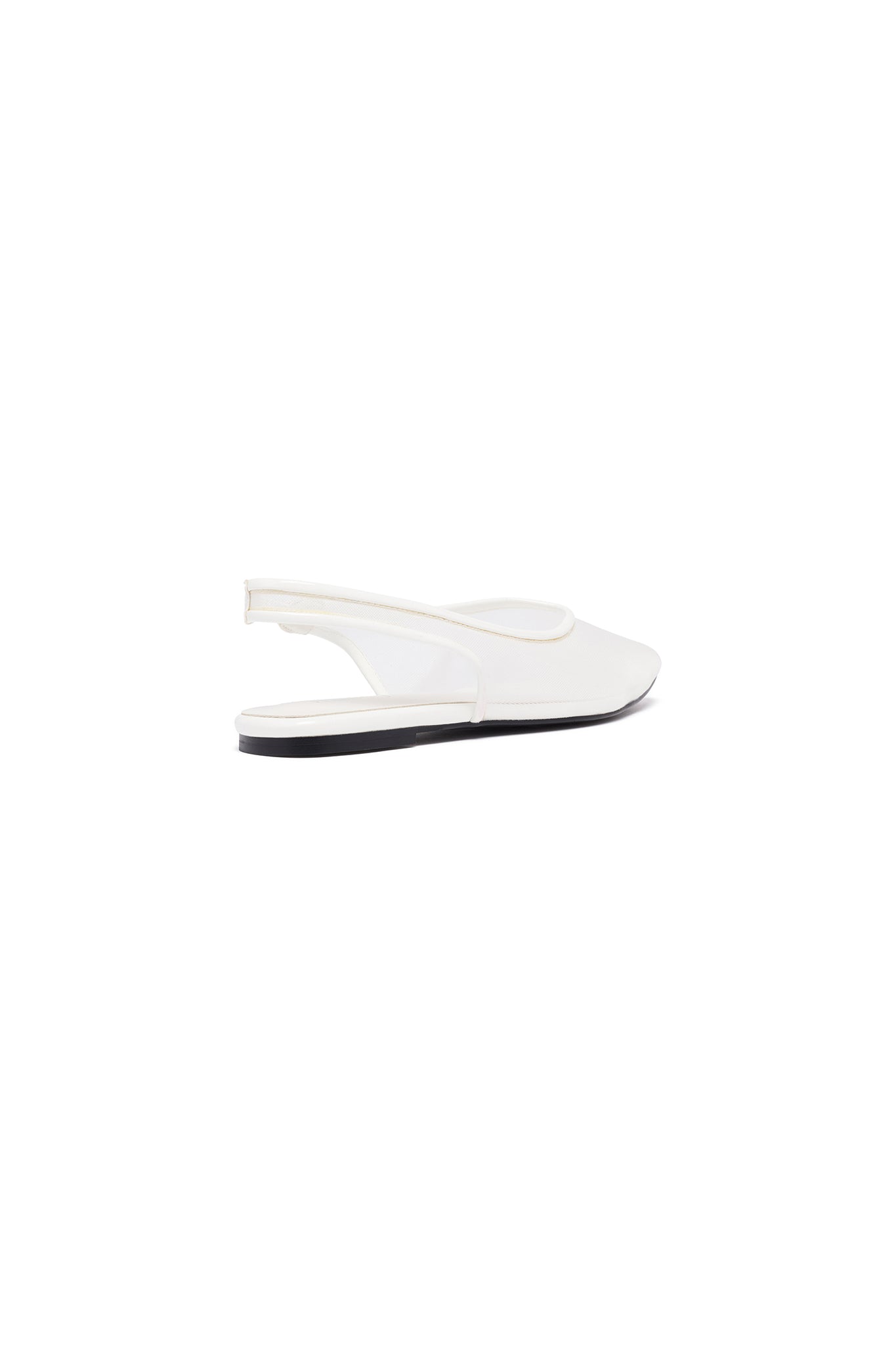 THERAPY Lazer White Patent Ballet Flat by Selfie Leslie Australia