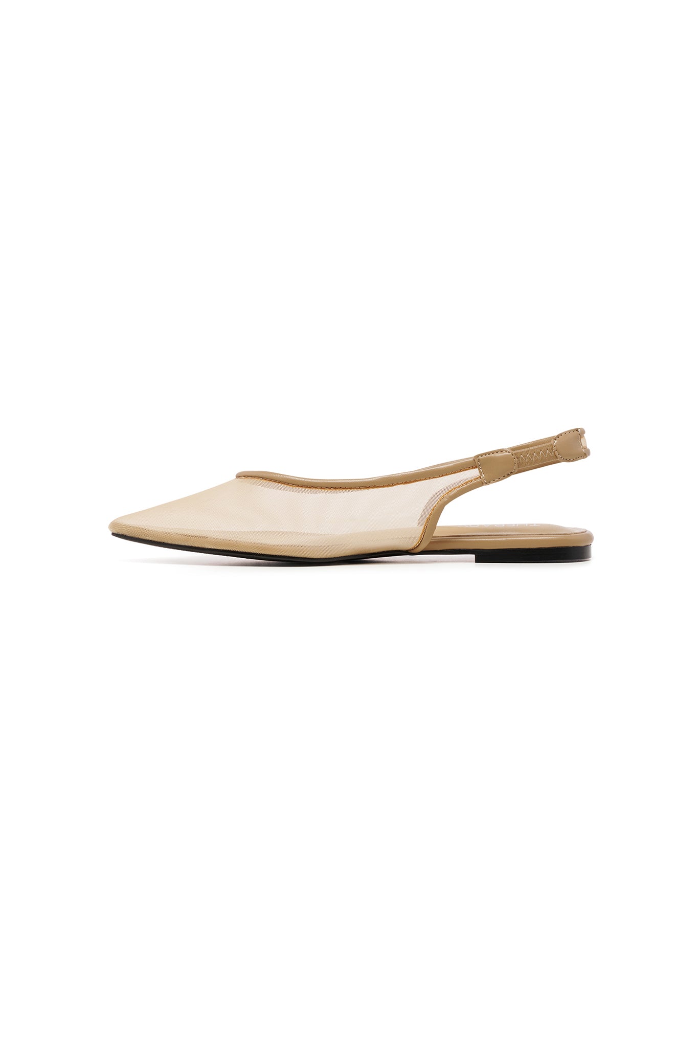 THERAPY Lazer Nude Patent Ballet Flat by Selfie Leslie Australia