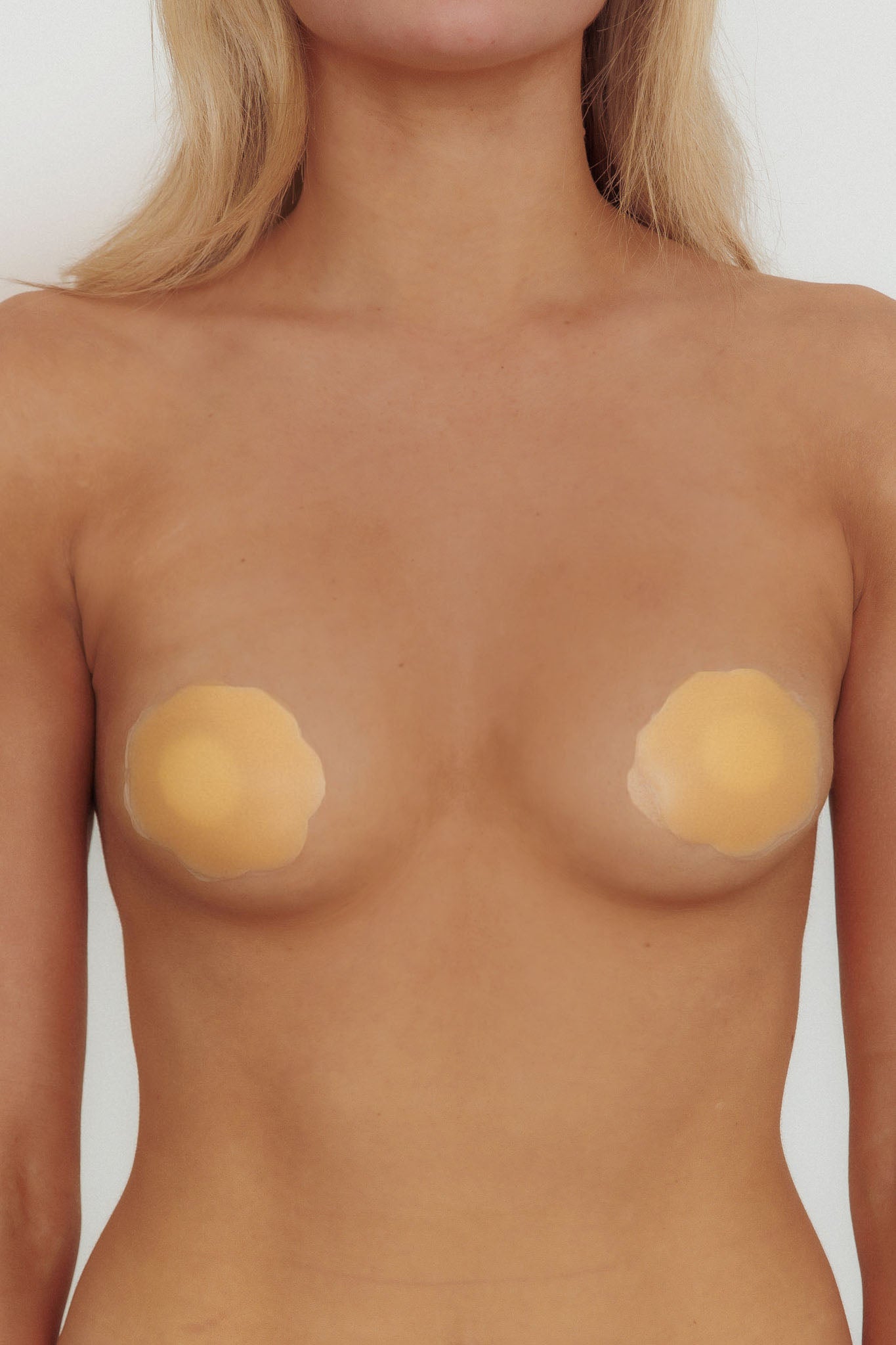 Roses Round Silicone Nipple Cover Nude by Selfie Leslie Australia