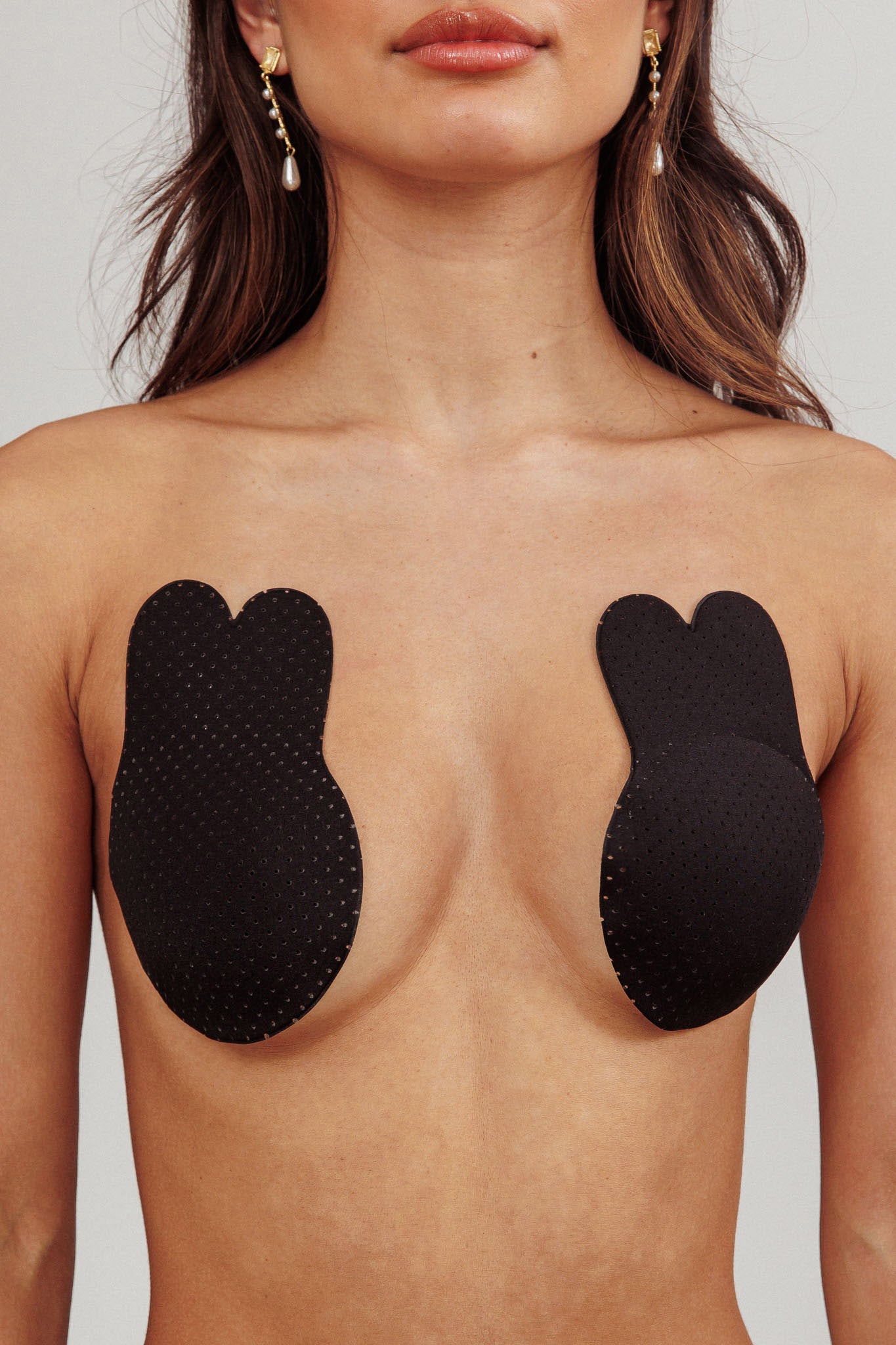 Felicia Bunny Adhesive Bra Black by Selfie Leslie Australia