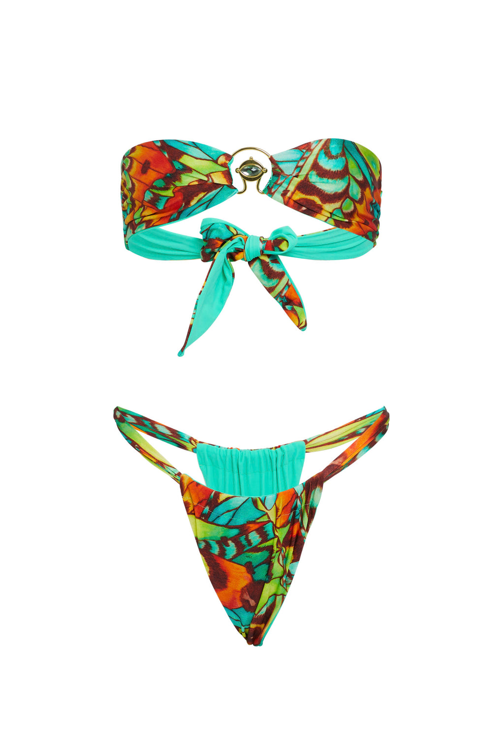 VDM Bailey Butterfly Reversible Bandeau by Selfie Leslie Australia